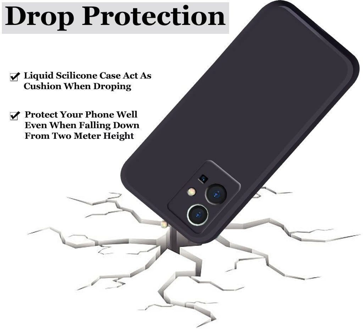 Image of fi-yonity Back Cover for REALME VIVO T1 5G