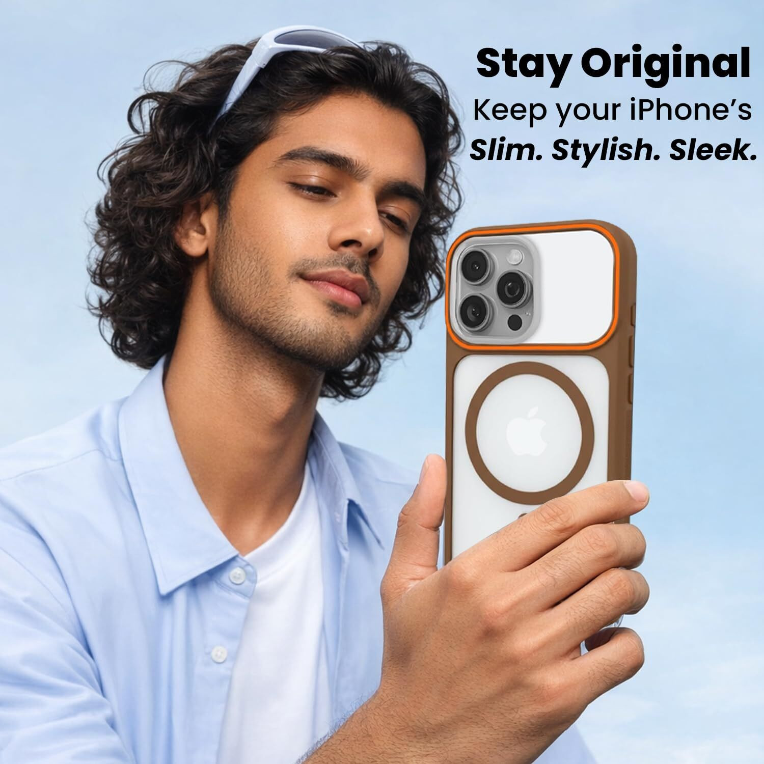 Image of AIBEX Back Cover for Apple iPhone 16 Pro Max | Slim Shockproof Back Cover with Camera Lens Protection