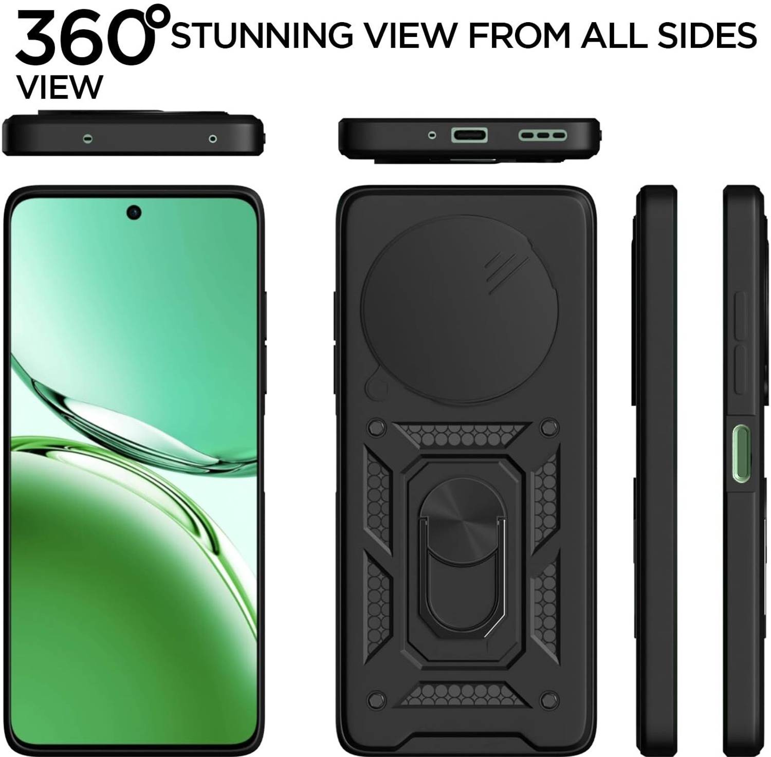 Flipkart SmartBuy Back Cover for Oppo F27 5G Black - Image 5