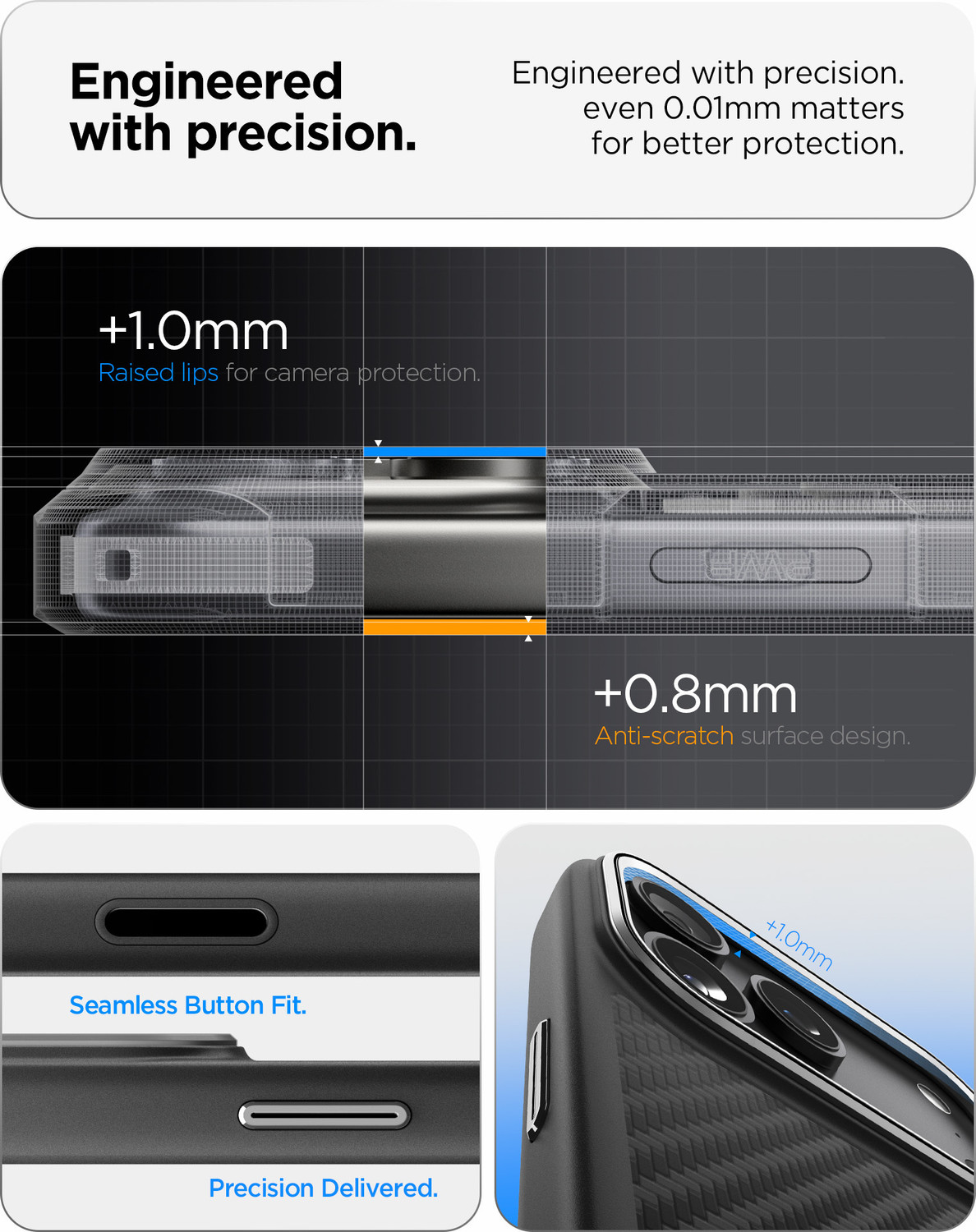 Image of Spigen Enzo Aramid T Back Cover for iPhone 17 Pro Max