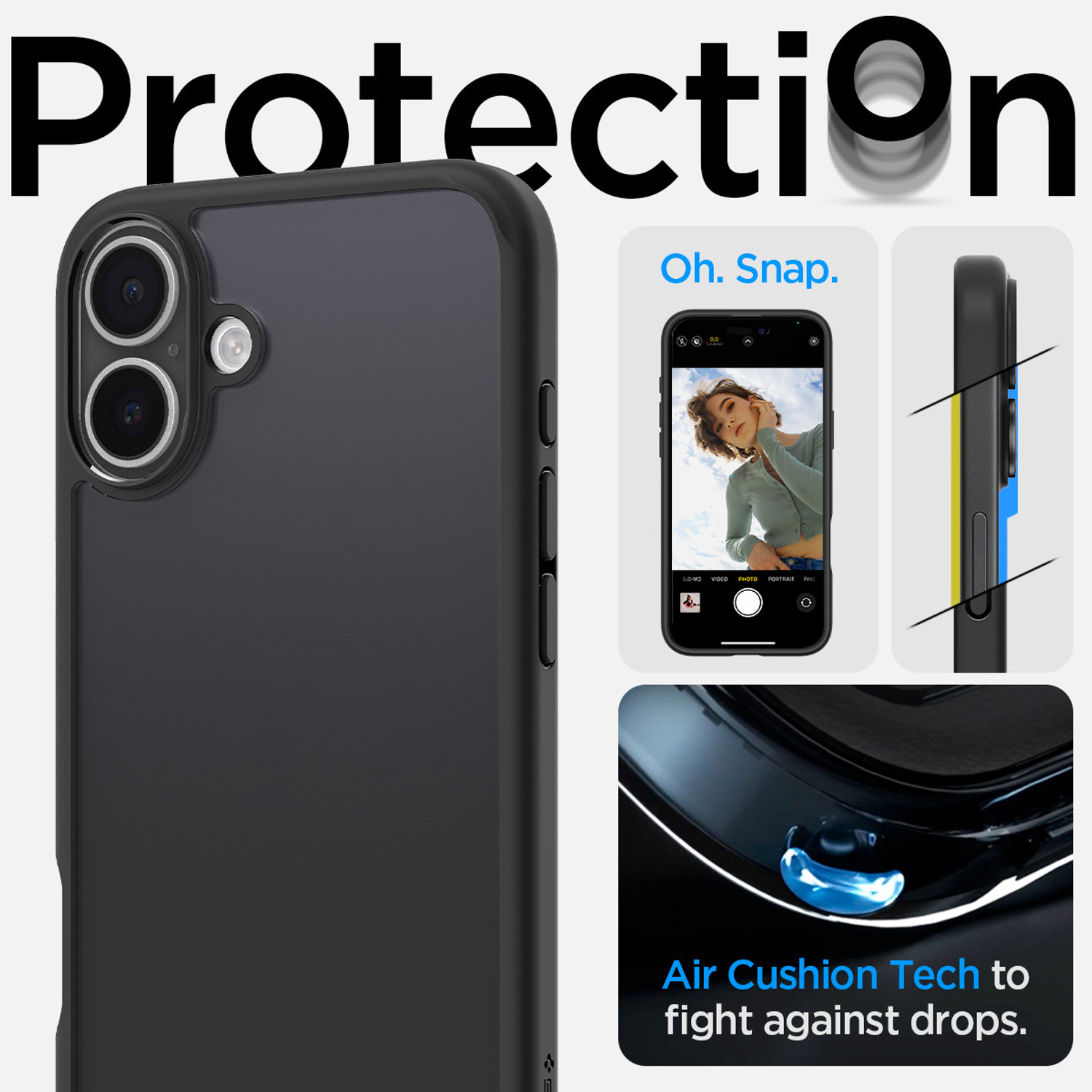 Image of Spigen Ultra Hybrid Back Cover for Apple iPhone 16