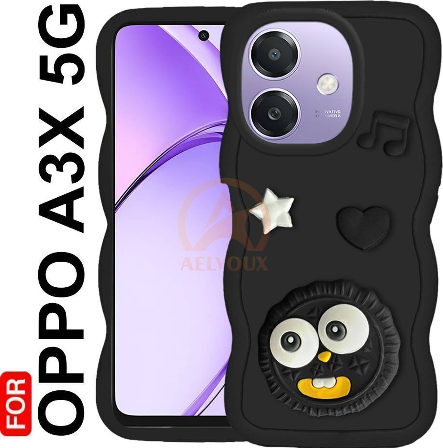 AelVouX Back Cover for Oppo A3X