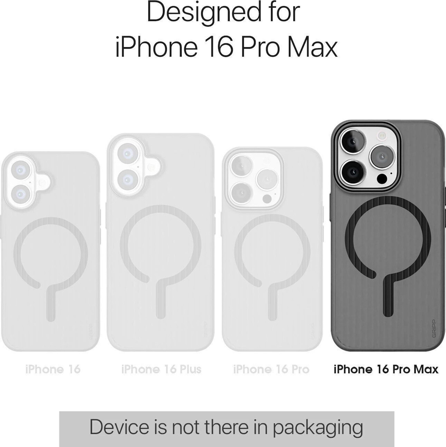 Image of Gripp Back Cover for Apple iPhone 16 Pro Max