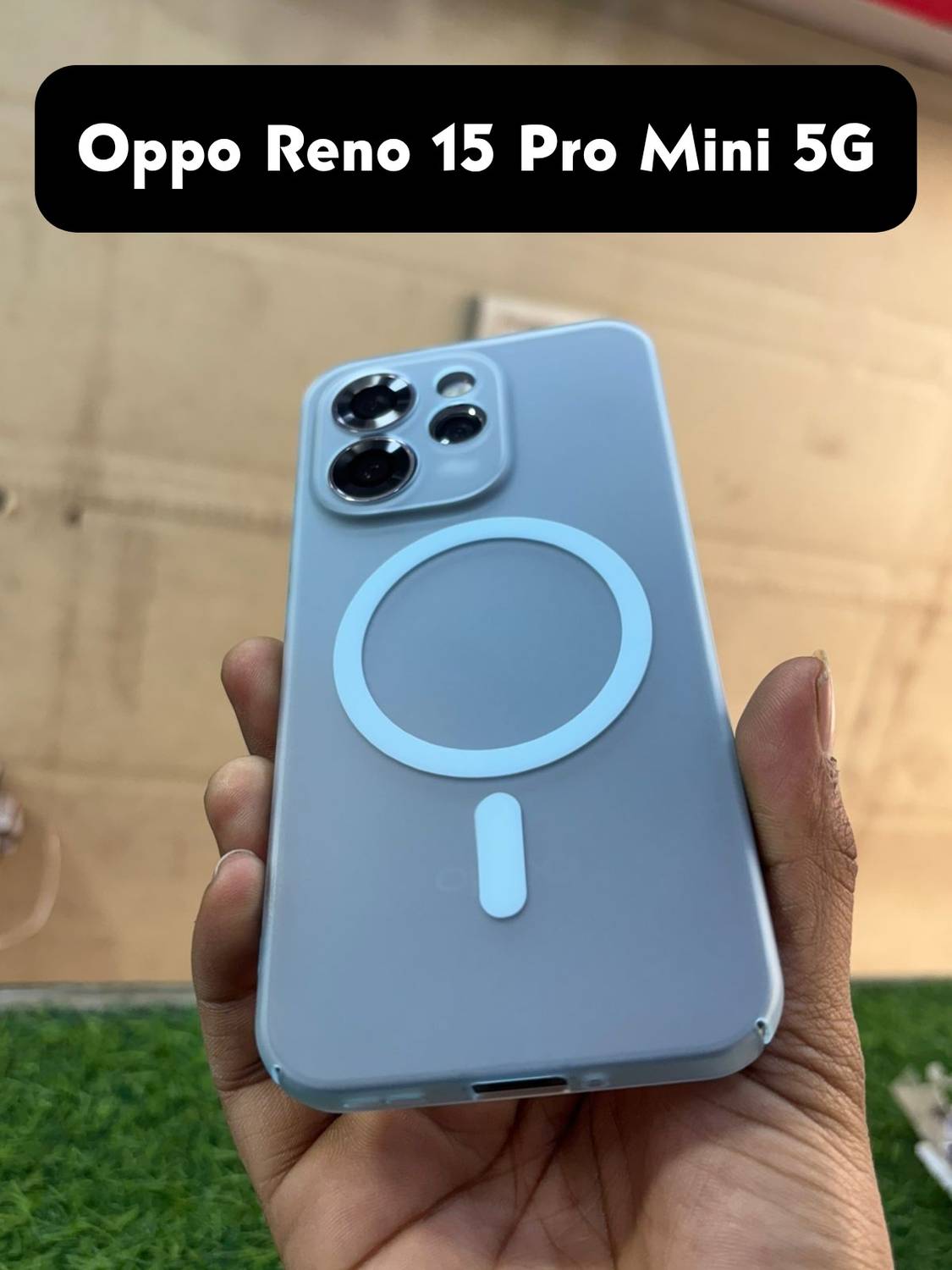 Nice Assoseries HUB Back Cover for Oppo Reno 15 Pro Mini 5G, Ultra thin Matte Magsafe Case