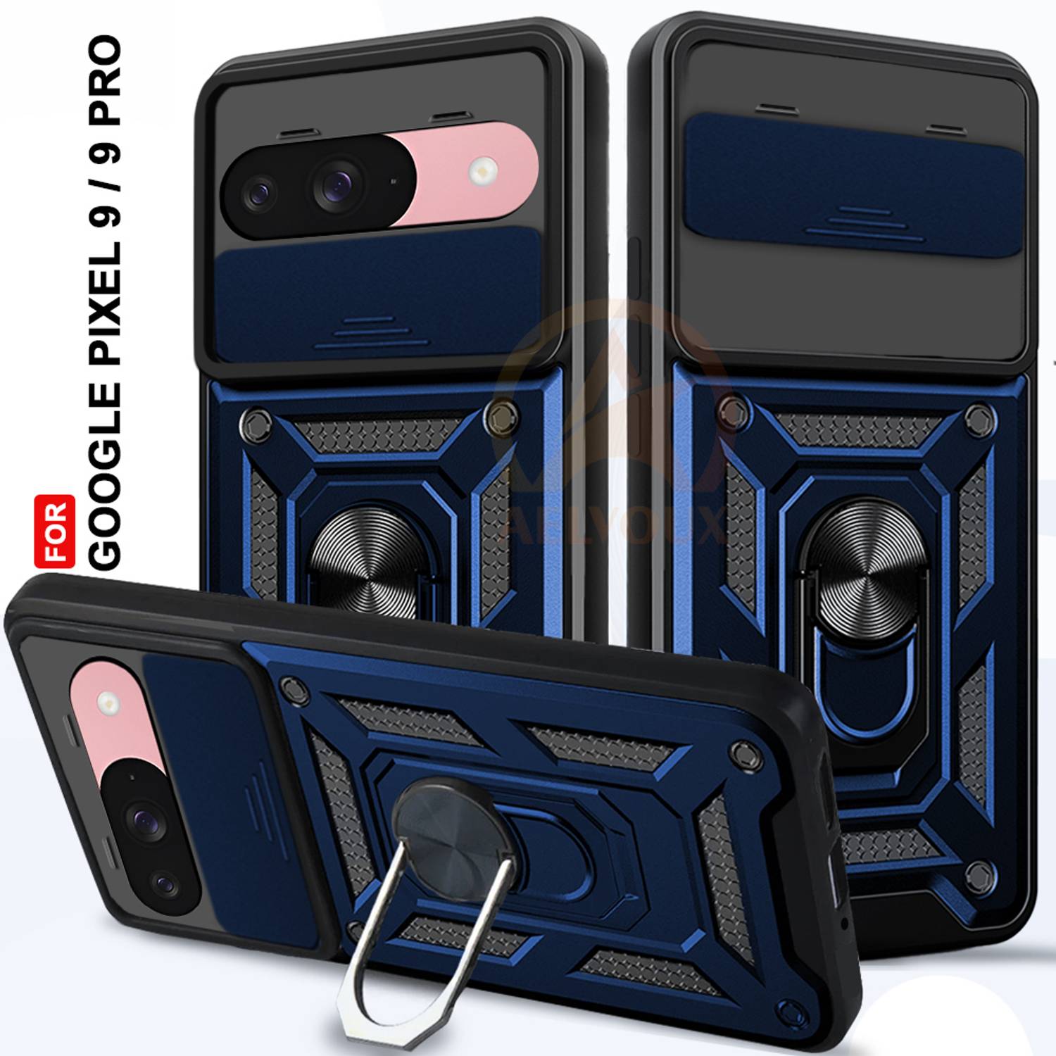 AelVouX Back Cover for Google Pixel 9 5G, Google Pixel 9 Pro 5G