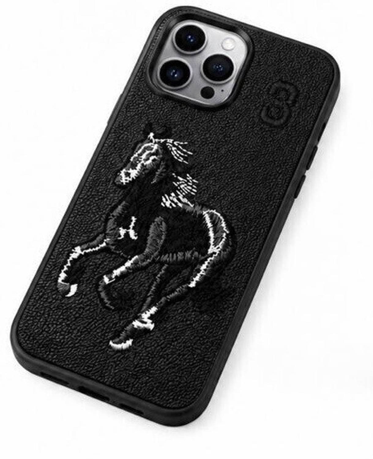 Hoccroxx iPhone 12 Pro Back Cover, PU Leather, Anti-Scratch - Image 3
