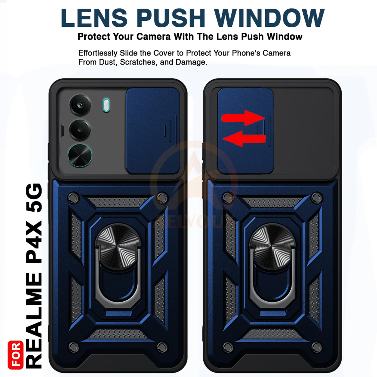 Image of AelVouX Back Cover for Realme P4X 5G