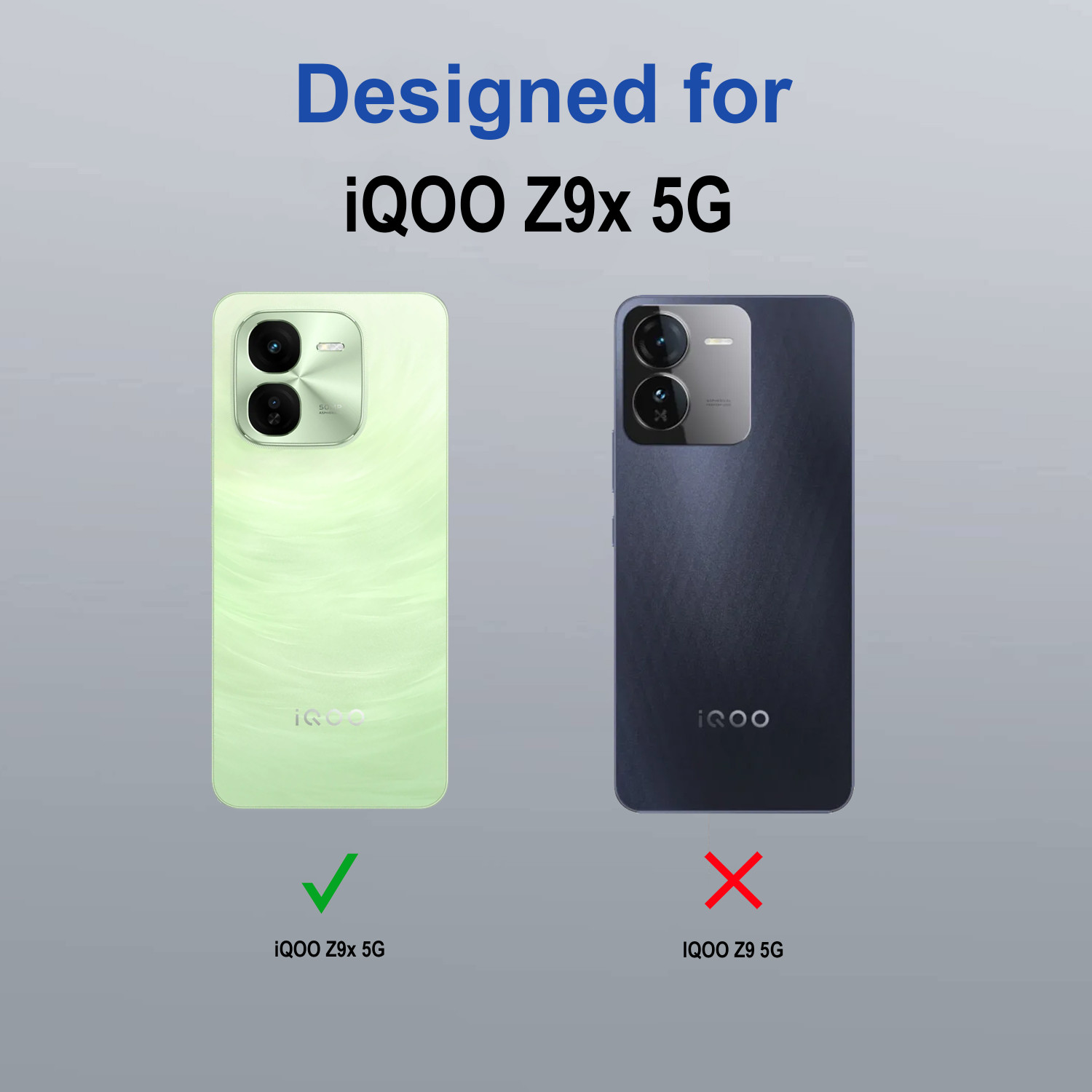 Image of Zapcase Back Cover for iQOO Z9x 5G