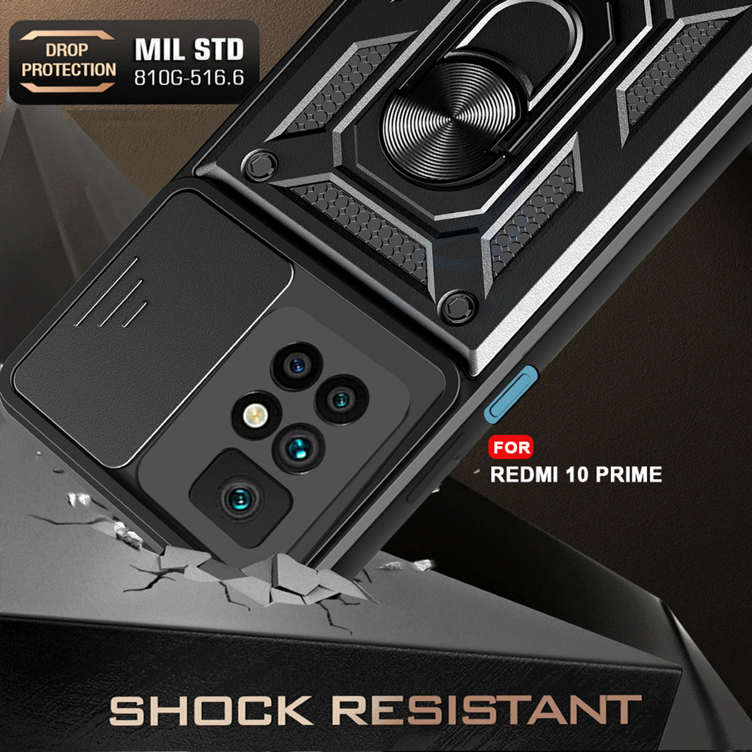 Image of AESTMO Back Cover for Redmi 10 Prime