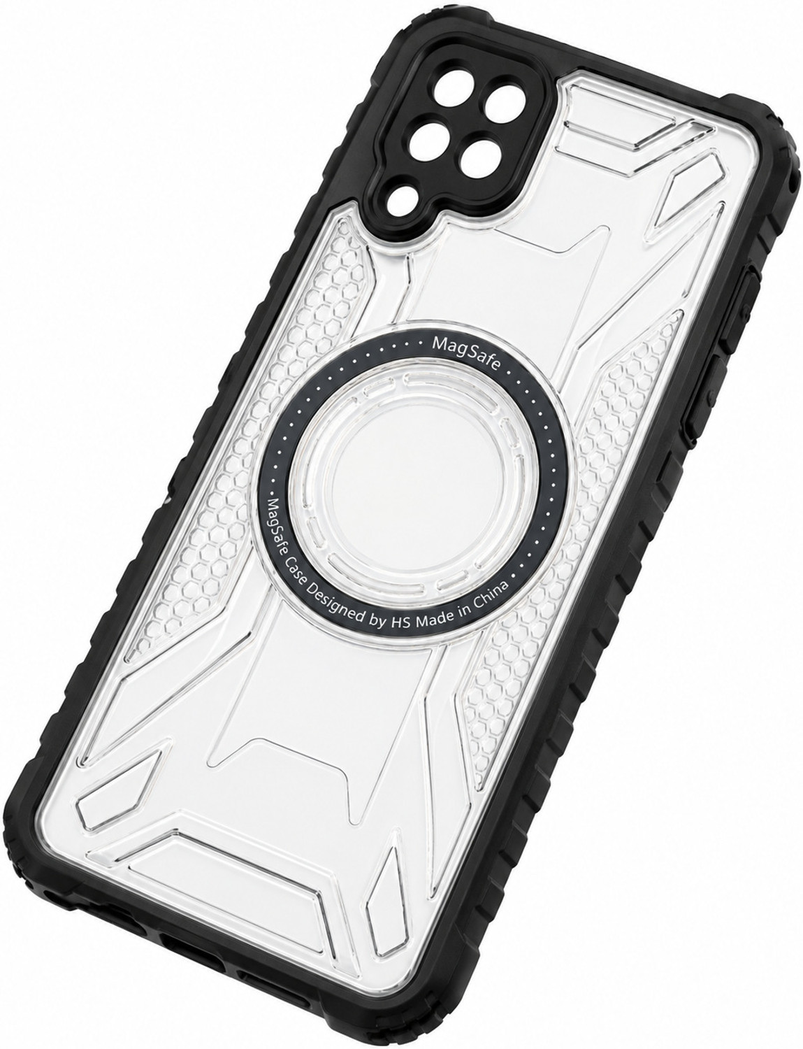 Image of WellWell Back Cover for Samsung Galaxy A12 / F12 / M12 (Transparent, Shock Proof, Plastic, Pack of: 1)