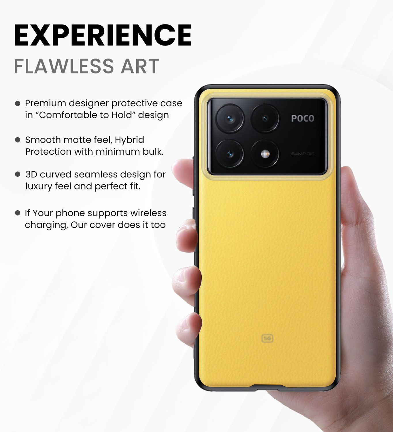 Image of Golden Sand Back Cover for POCO X6 Pro 5G