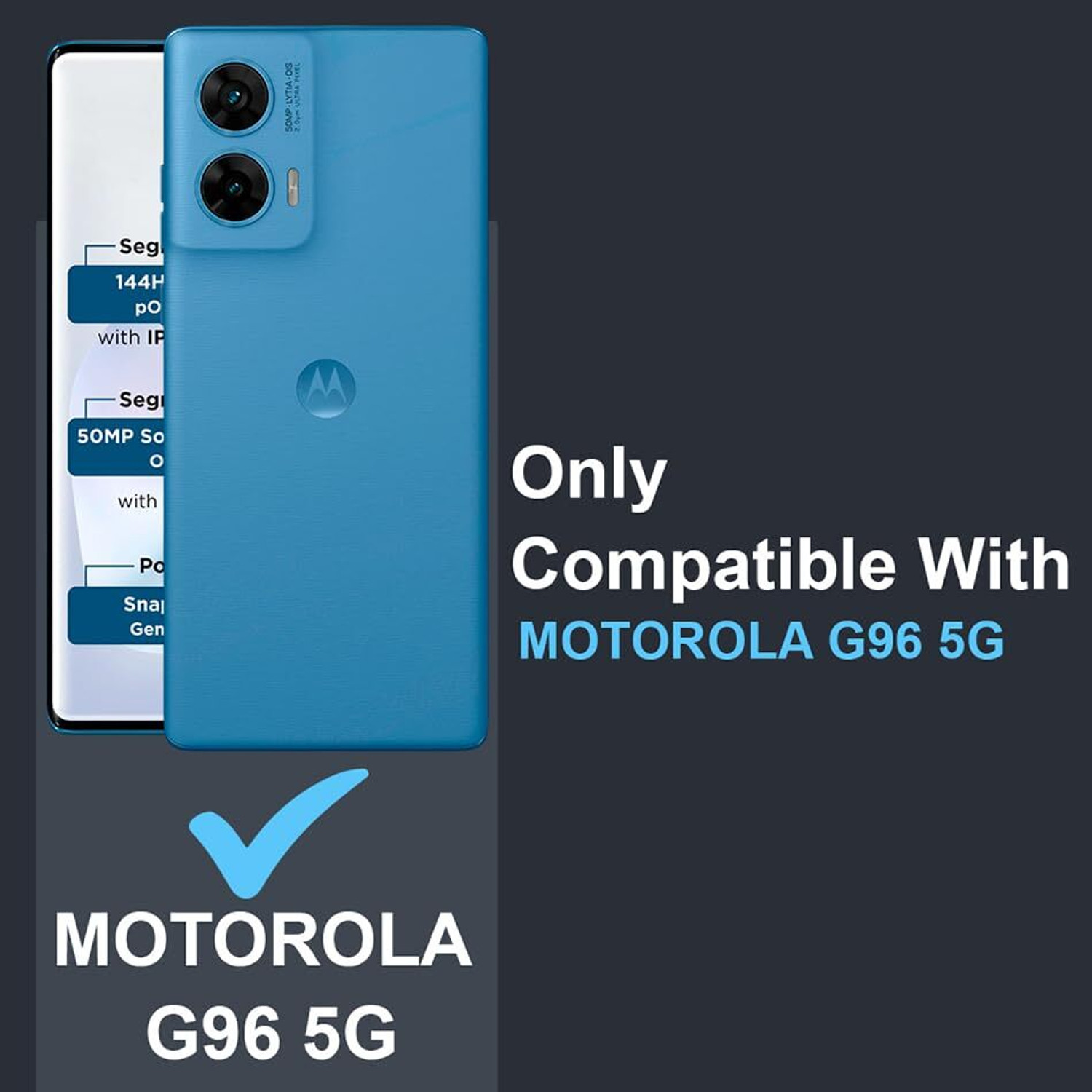 Image of NIBON Back Cover for MOTOROLA G96 5G, MOTOROLA G96