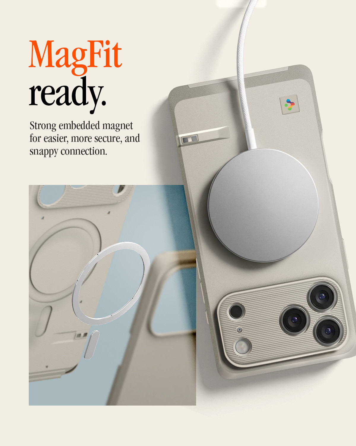 Image of Spigen Classic LS MagFit Back Cover for iPhone 17 Pro Max