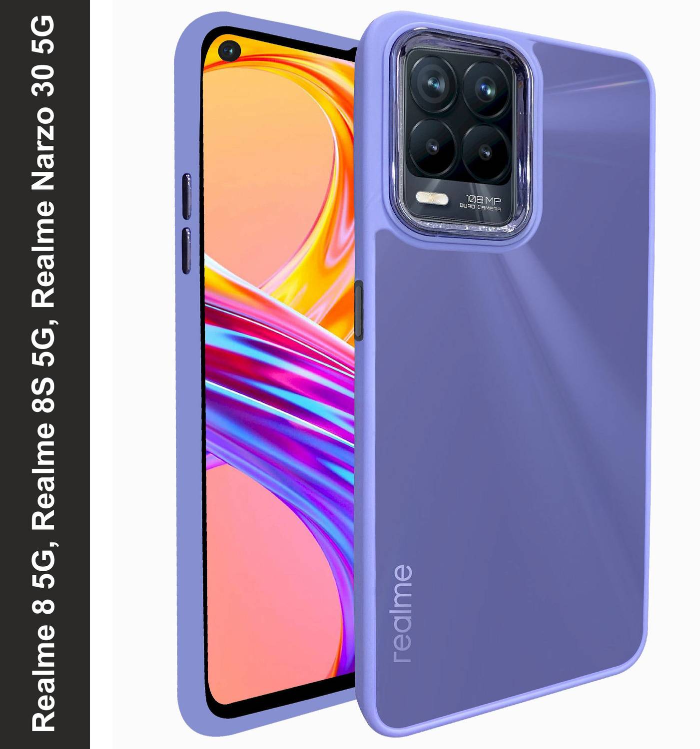 Artistque Back Cover for Realme 8 5G, Realme 8S 5G, Realme Narzo 30 5G