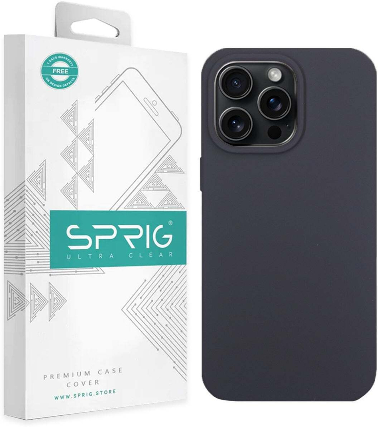 Image of Sprig Liquid Silicone Back Cover for Apple Iphone 15 Pro Max, iPhone 15 Pro Max, 15 Pro Max