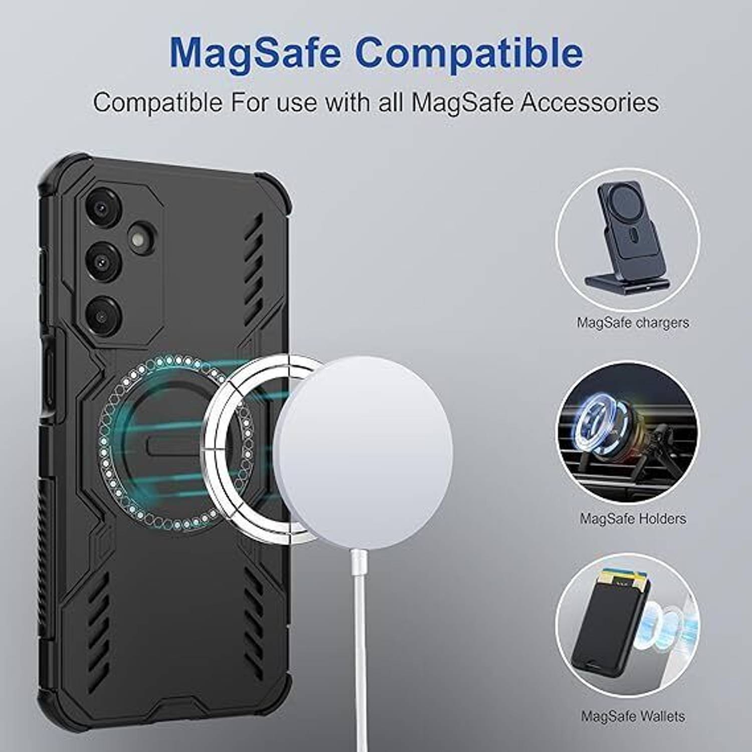 Fablue Back Cover for Samsung Galaxy F17 5G Black - Image 3