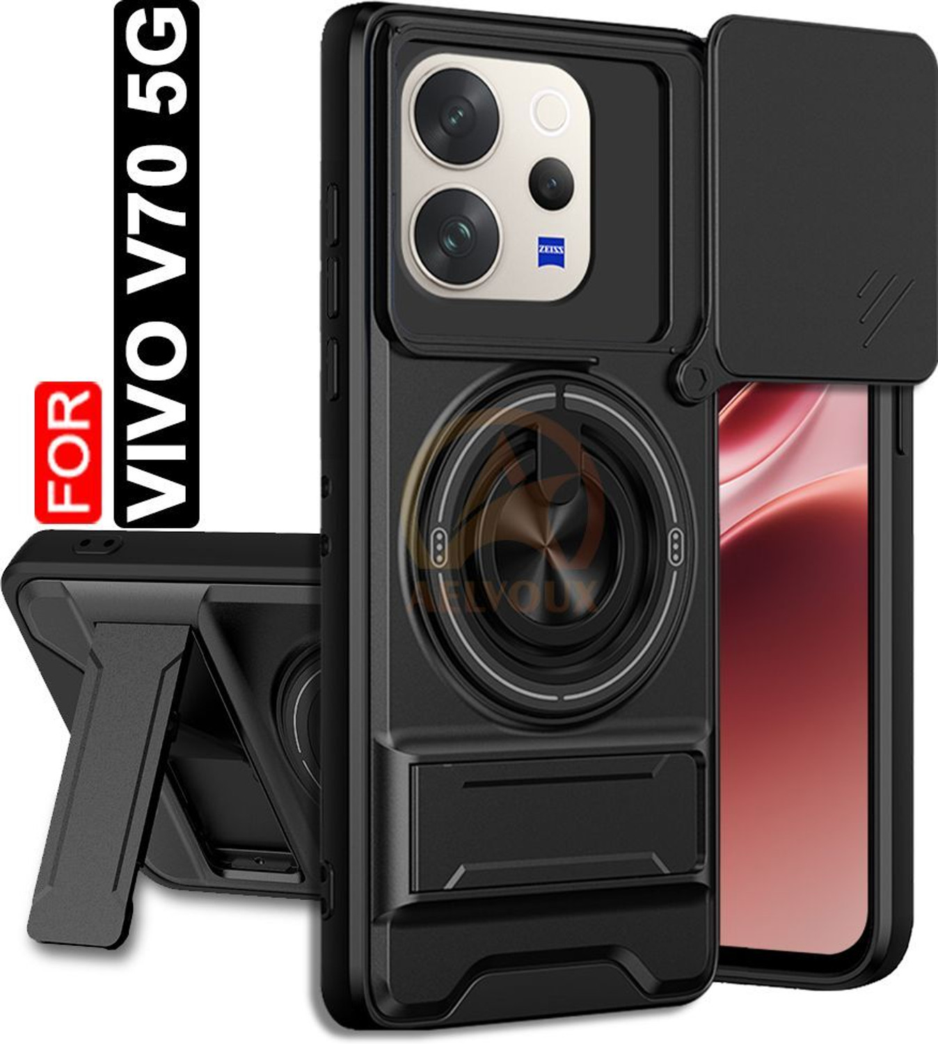 AelVouX Back Cover for Vivo V70 5G