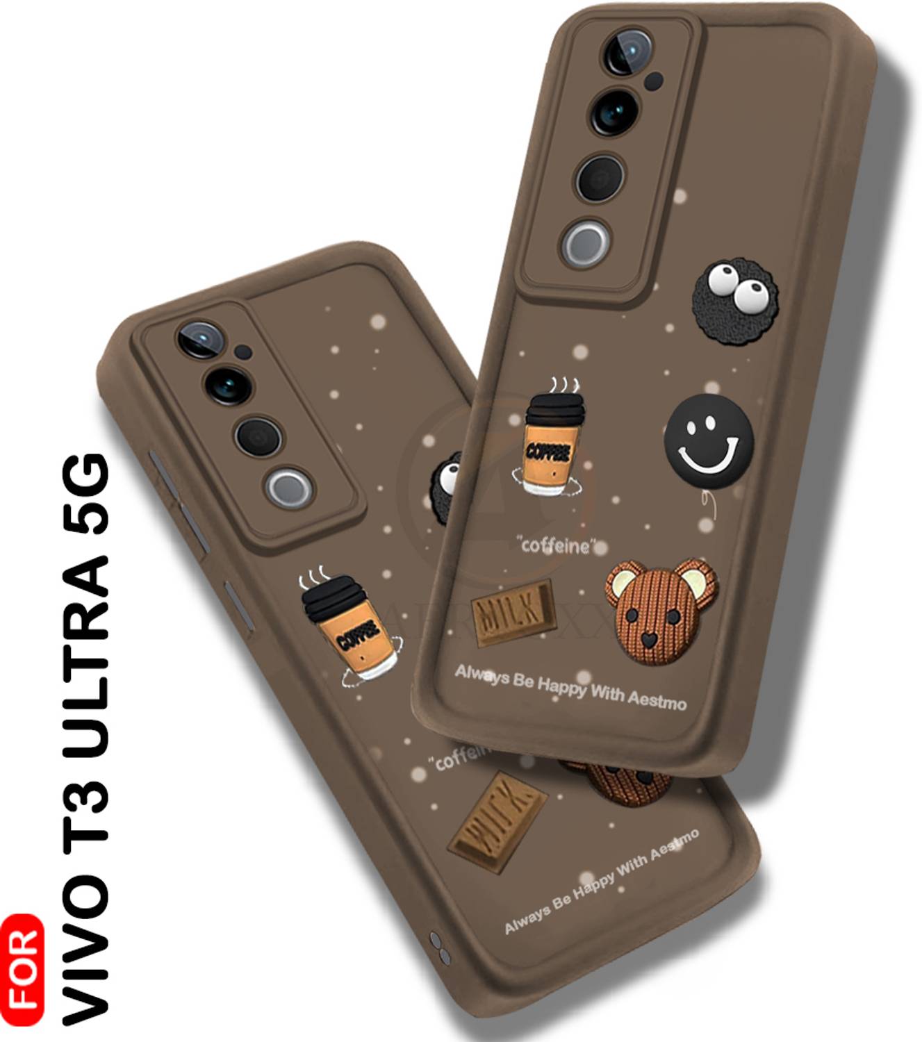 AelVouX Back Cover for Vivo T3 Ultra 5G