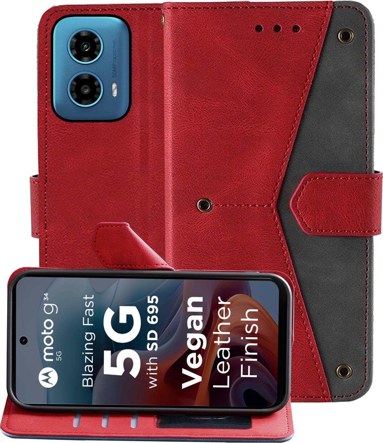 Autofocus Back Cover for Motorola Moto G34 5G, Motorola Moto G45 5G