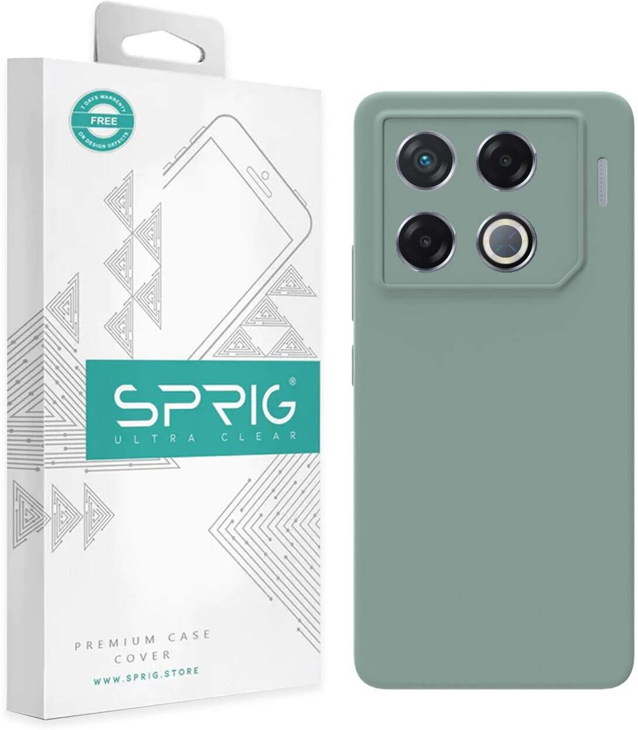 Image of Sprig Back Cover for Infinix GT 20 Pro:Infinix GT 20 Pro 5G, GT 20 Pro