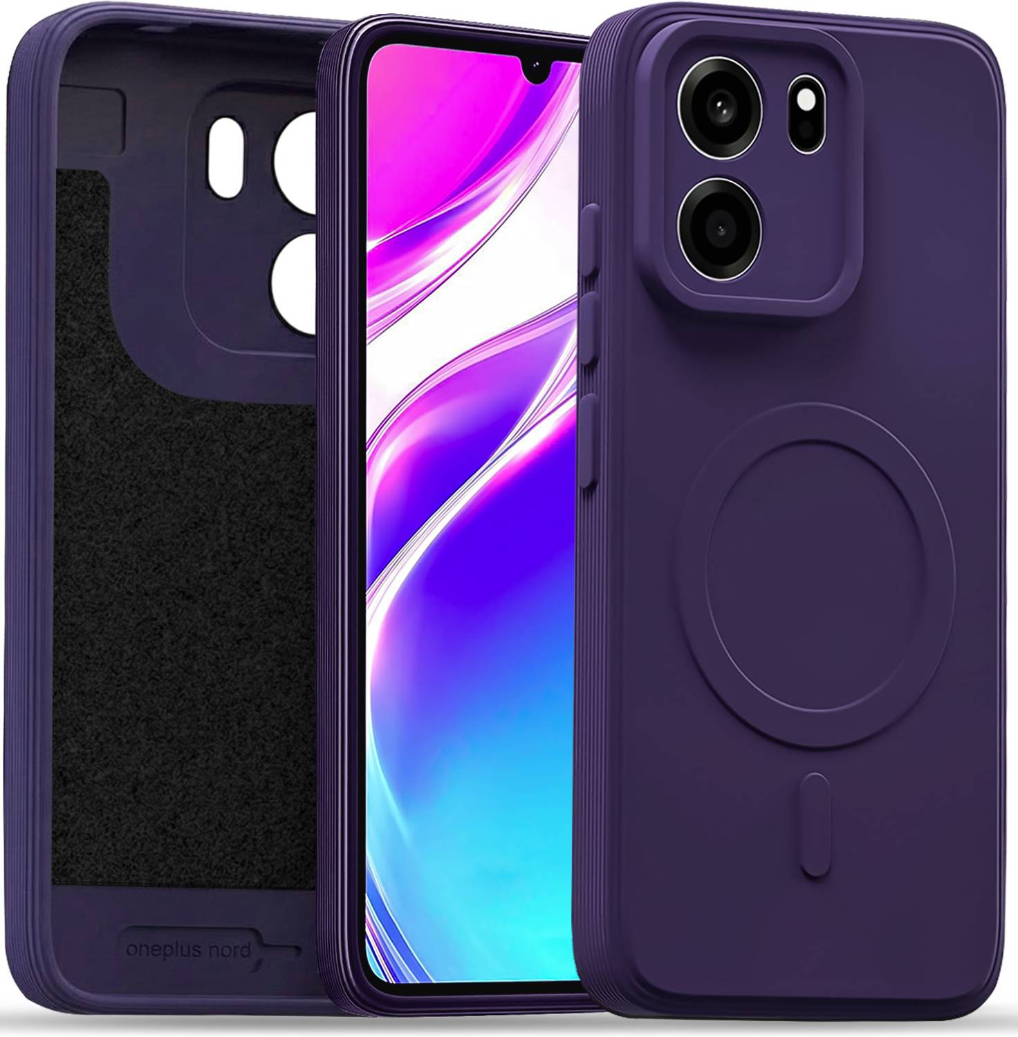 AuraX Back Cover for Oneplus Nord CE6 5G Purple - Image 1