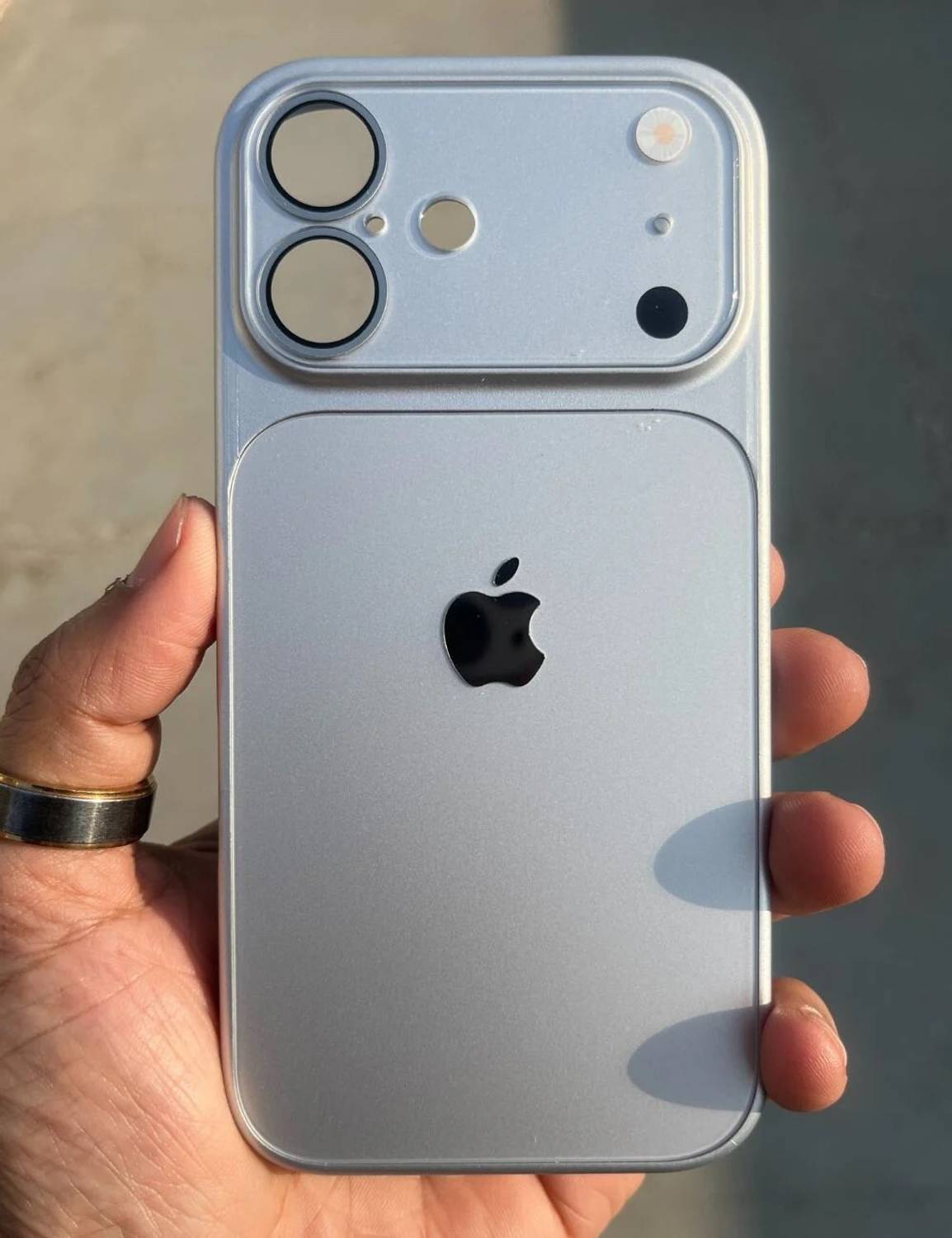 Reyanshstore Back Cover for Apple iPhone 17 Silver - Image 1