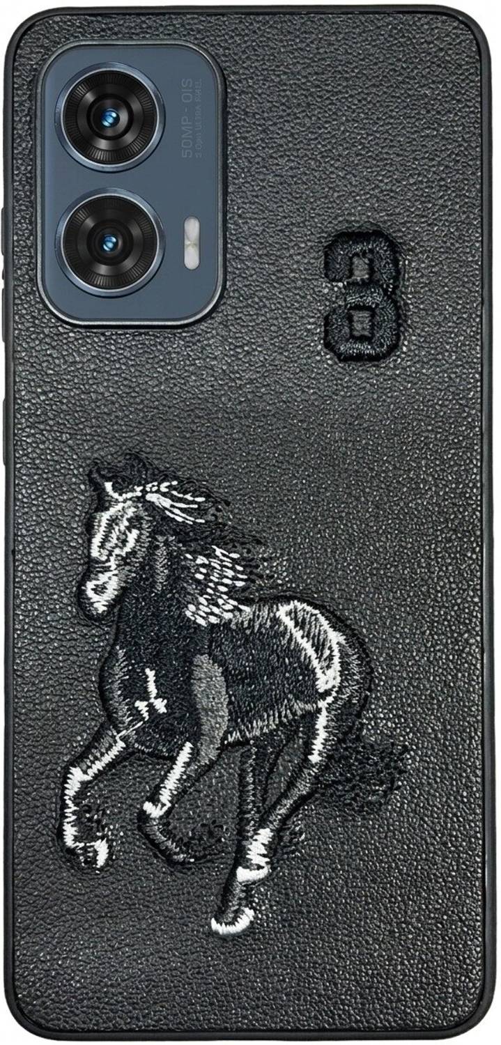 Hoccroxx PU Leather Back Cover for Motorola Moto Edge 50 Fusion