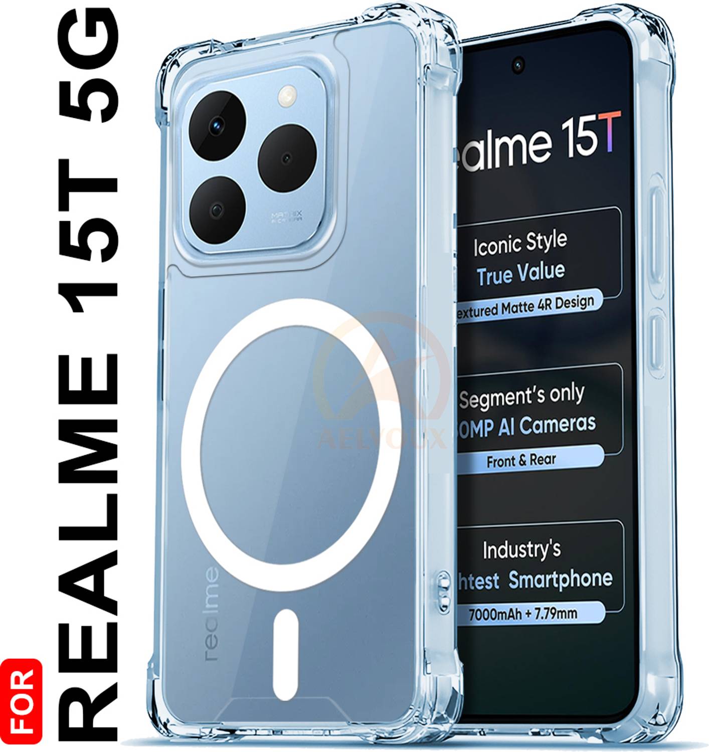 AERTOXX Back Cover for Realme 15T 5G