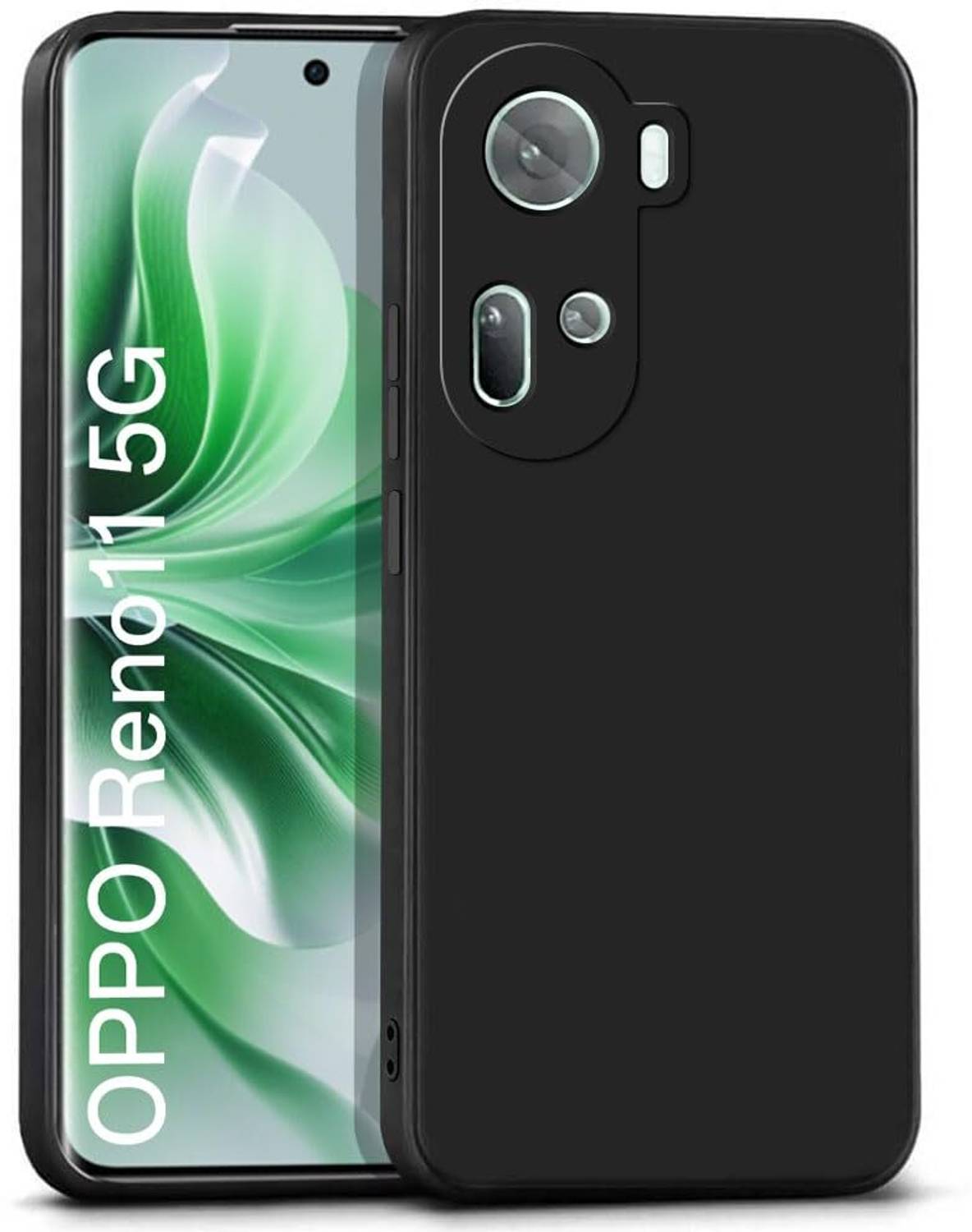 Bodoma Front & Back Case for Oppo Reno 11 5G, Oppo Reno 11 black