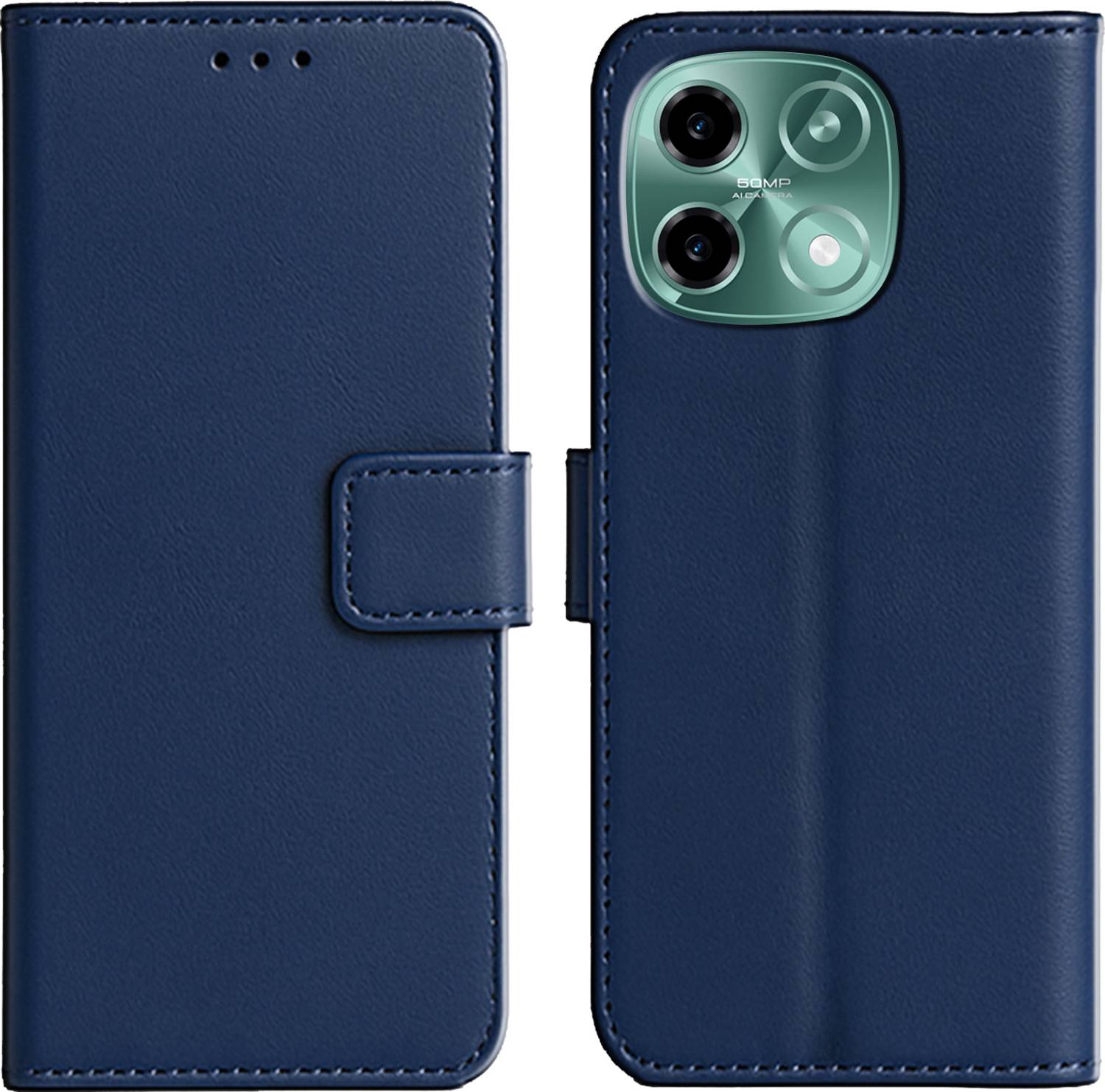 Ascensify Back Cover for Ai+ Nova 2 Premium PU Leather Flip Cover with Card Slots & Stand Feature - Ascensify : Flipkart.com