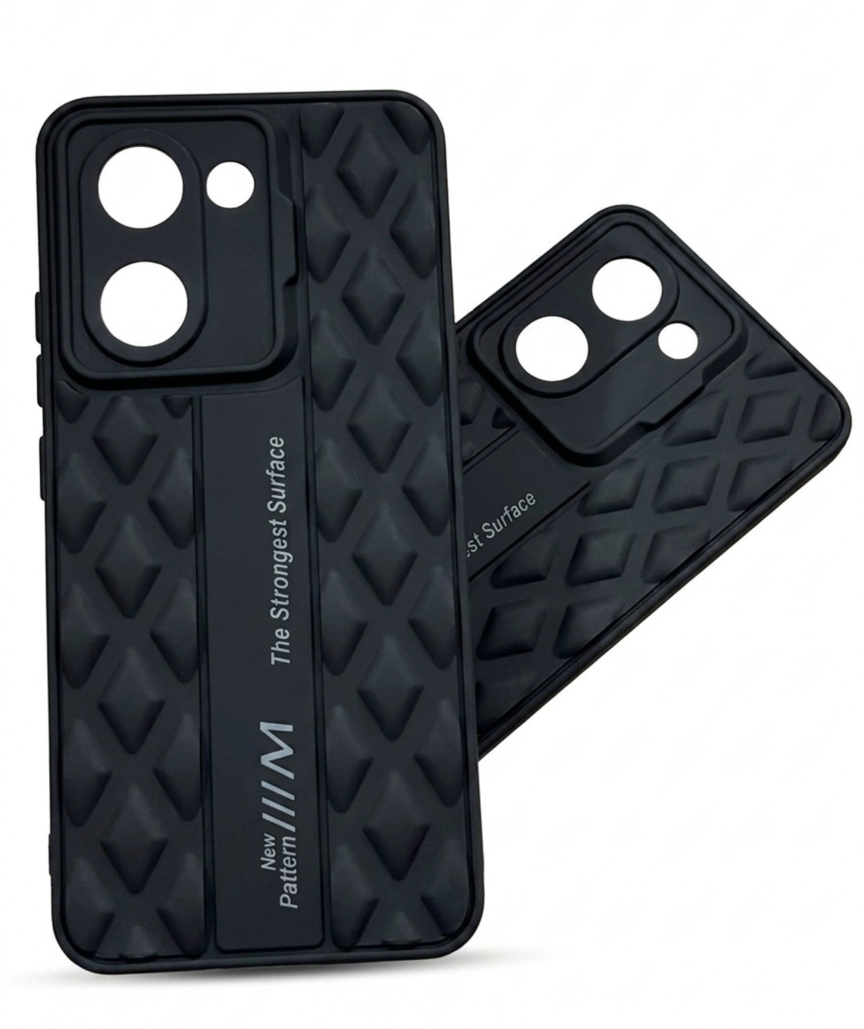 Image of FOUR U COVER Back Cover for REAL ME P3 ULTRA 5G (Black)