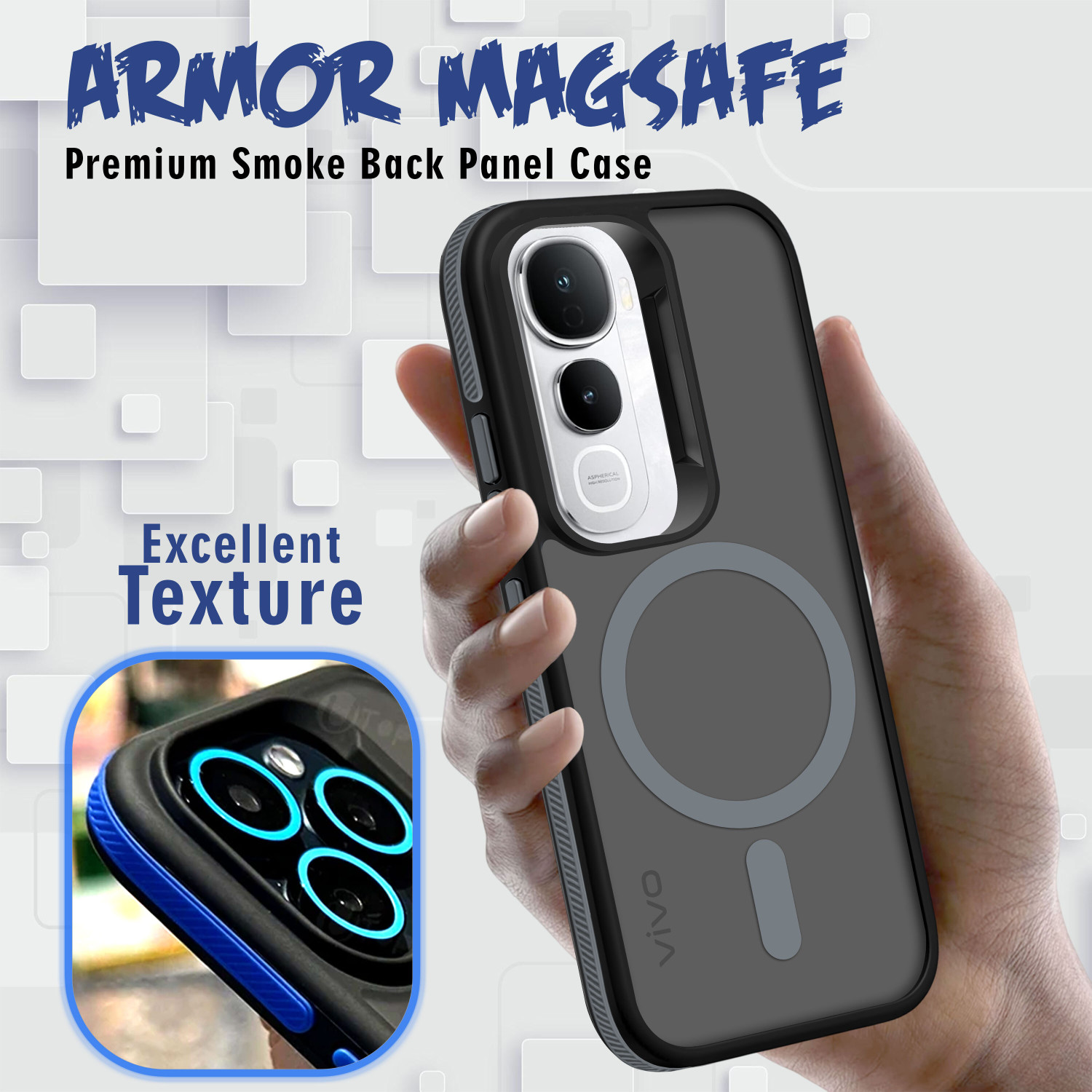 Image of V-TAN Back Cover for Vivo Y400 Pro