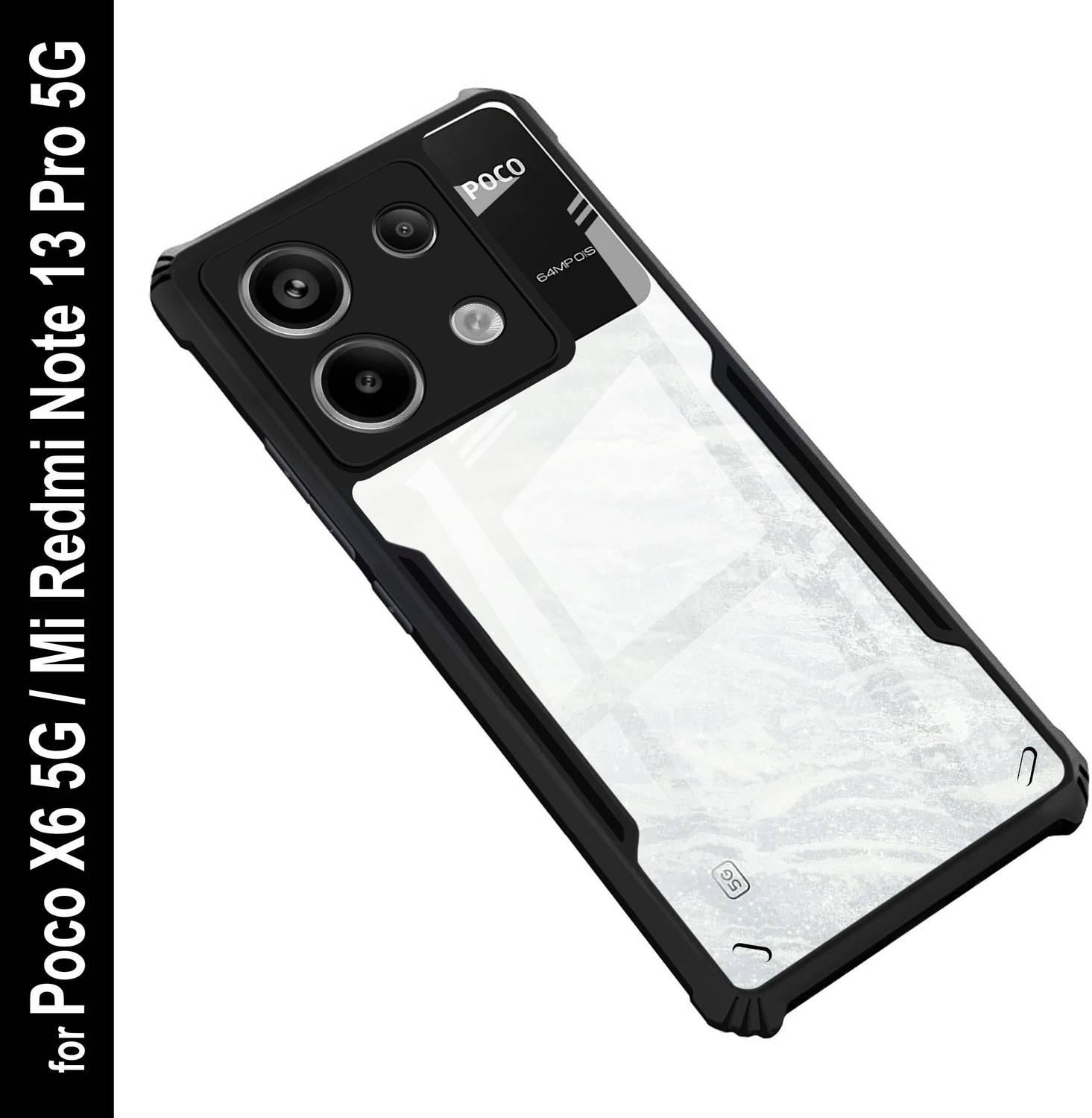 Micvir Back Cover for Poco X6 5G
