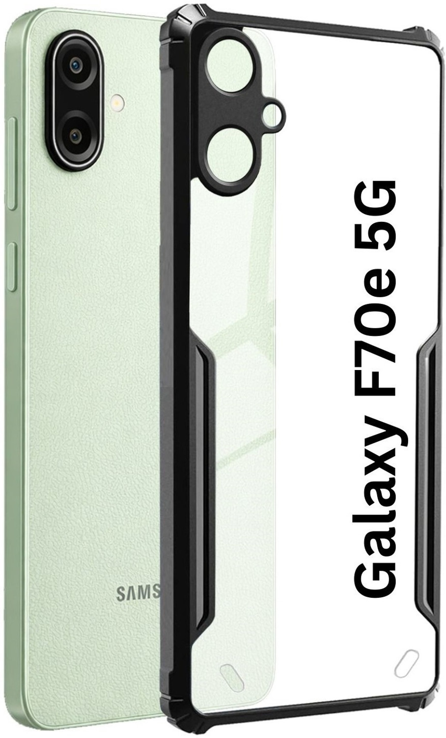 Image of Flipkart SmartBuy Back Cover for Samsung Galaxy F70e 5G