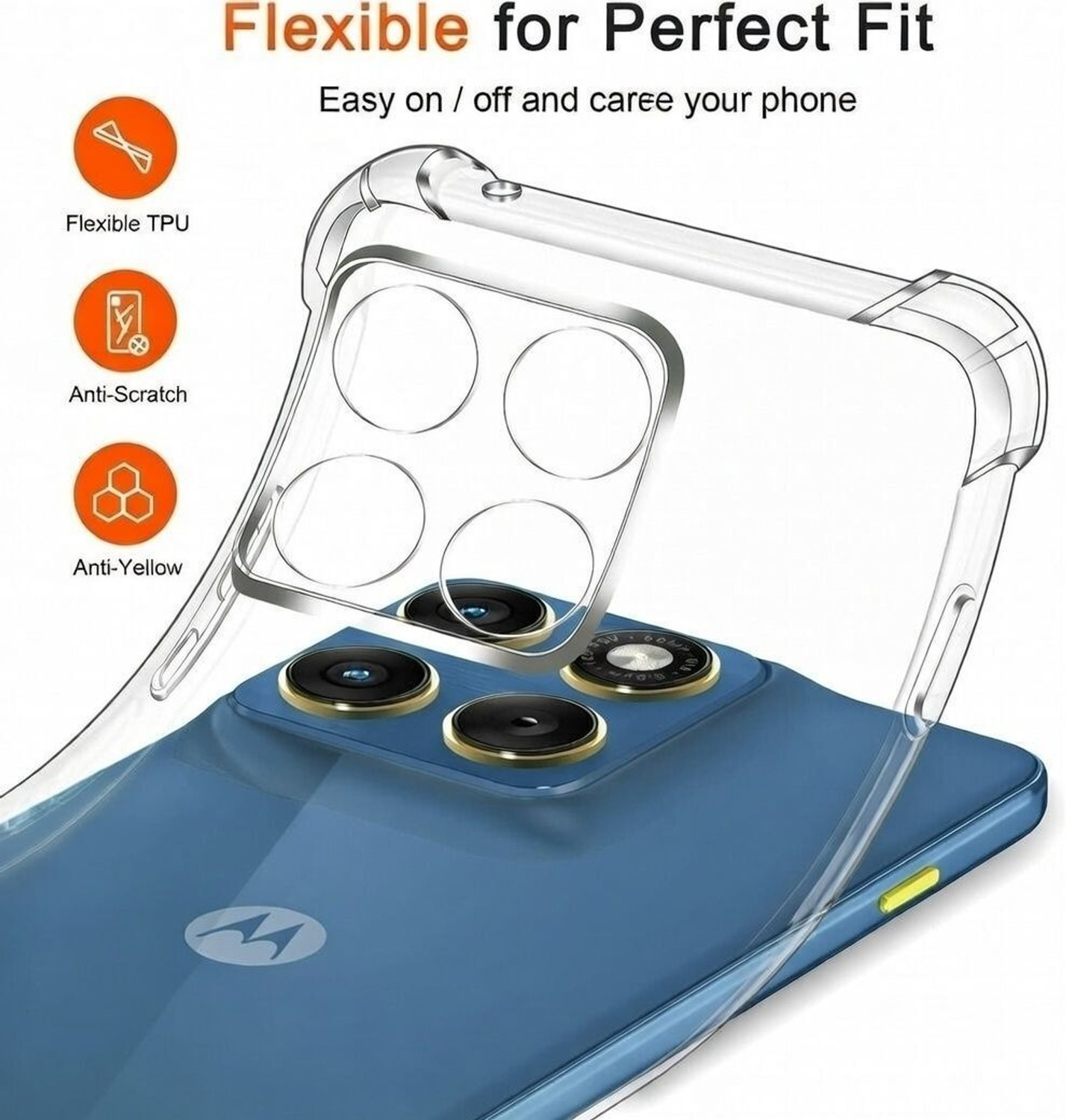 Image of Lustree Back Cover for Motorola Moto G57 Power 5G, Motorola Moto G67 Power 5G