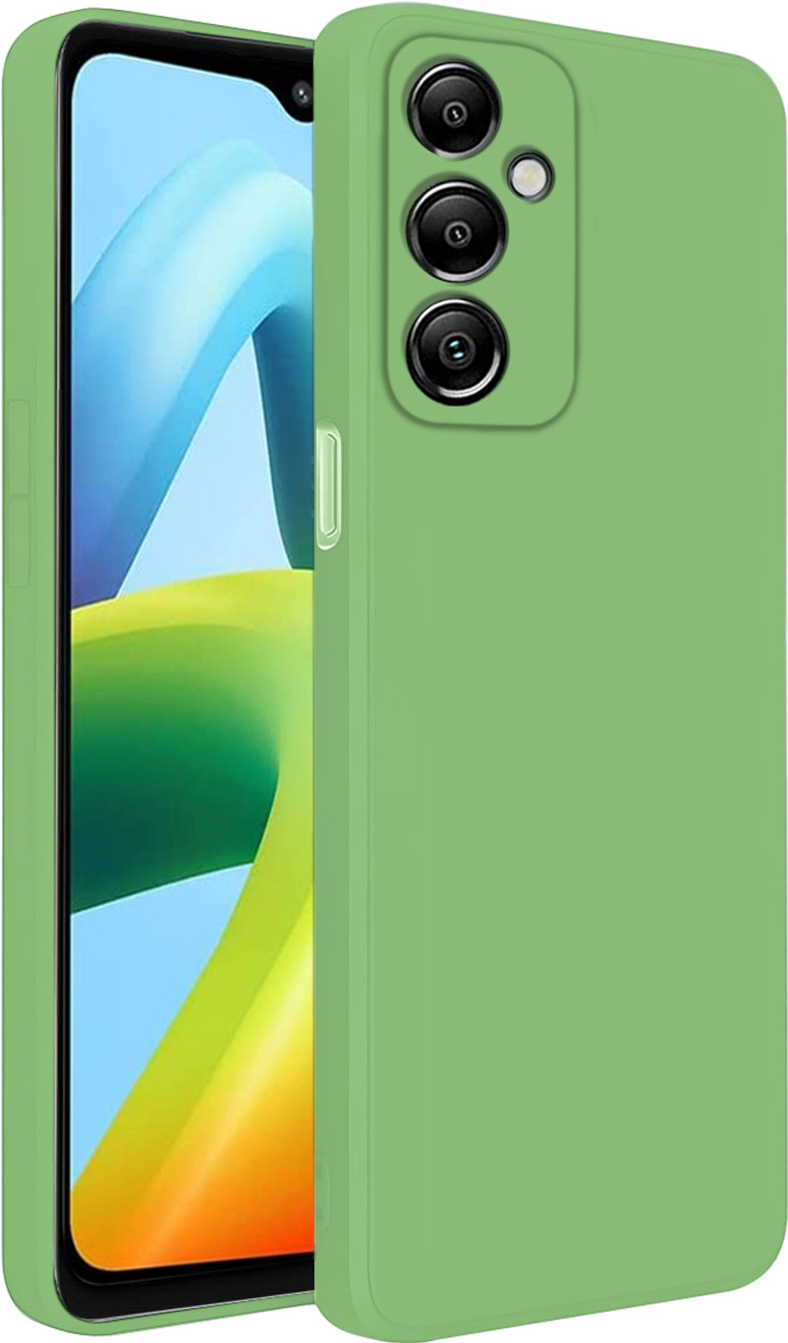 Image of MobiLooks Back Cover for Samsung Galaxy S23 FE 5G, Liquid Silicone Silky-Soft Full Body Protection Shockproof
