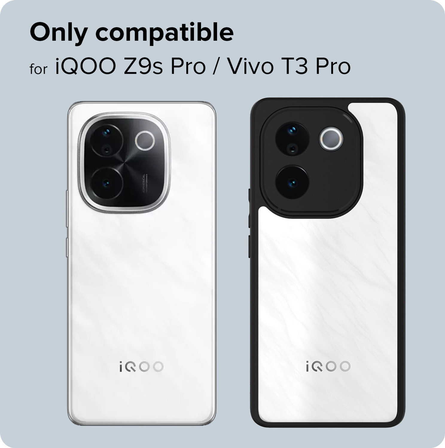 Image of Kapaver Back Cover for iQOO Z9s Pro / Vivo T3 Pro