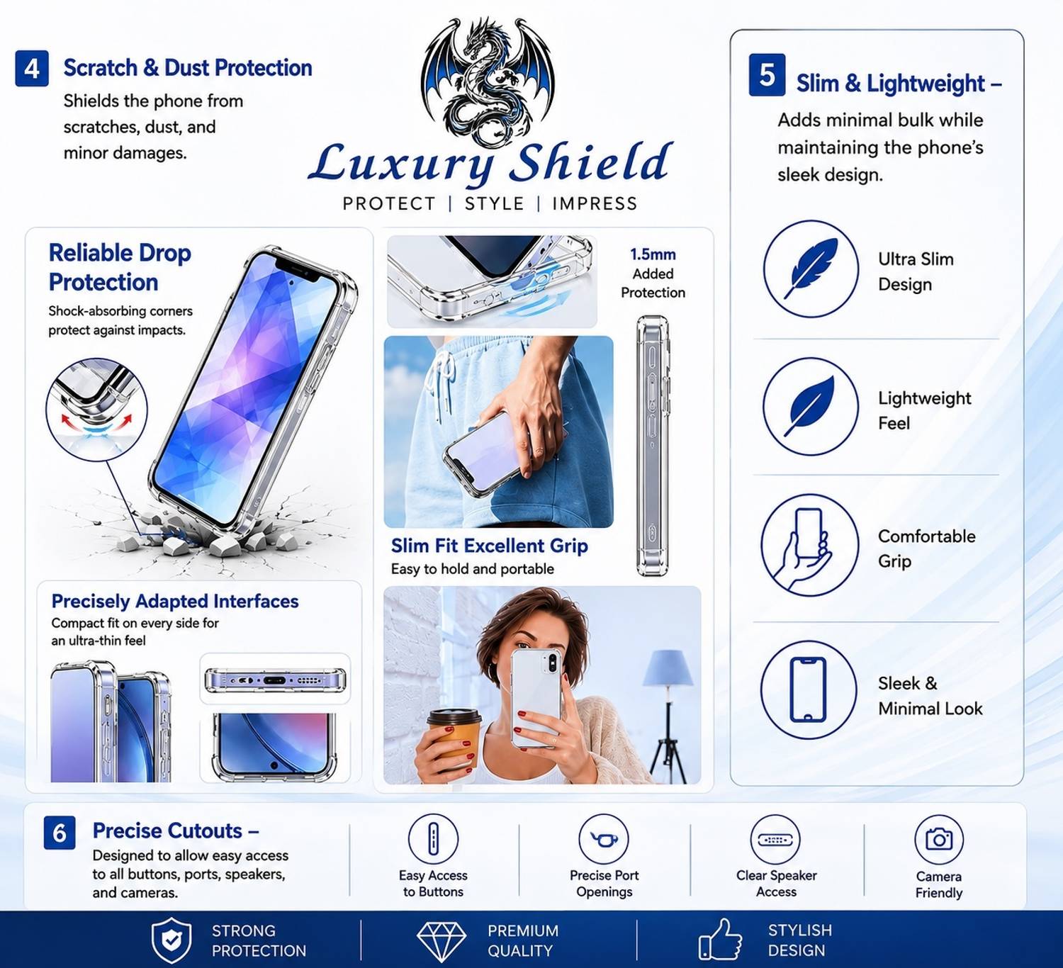 Luxury Shield Back Cover for Vivo V25 5G - Image 3
