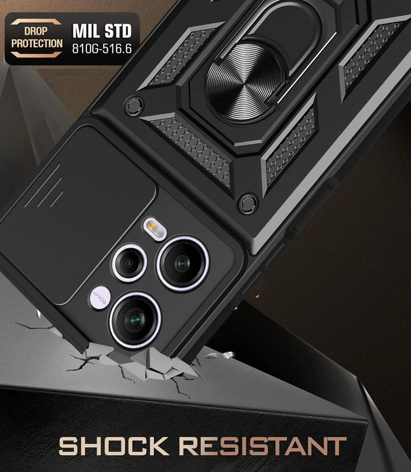 Image of Casener Back Cover for Redmi Note 12 Pro 5G