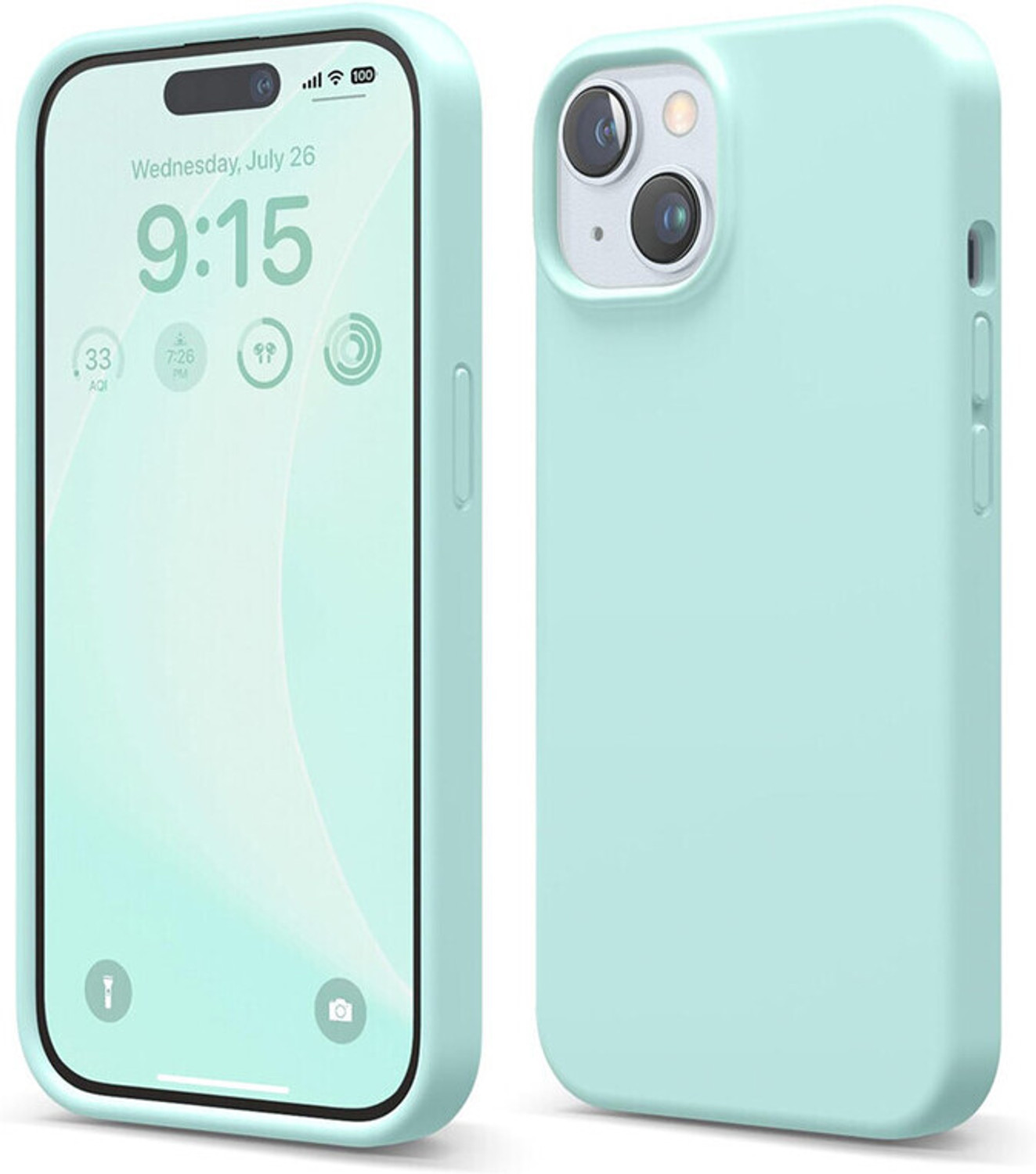 Image of Imperium Back Cover for Apple iPhone 15 Plus (Anti Slip | Slim Fit | All Around Protection | Silicon Case).