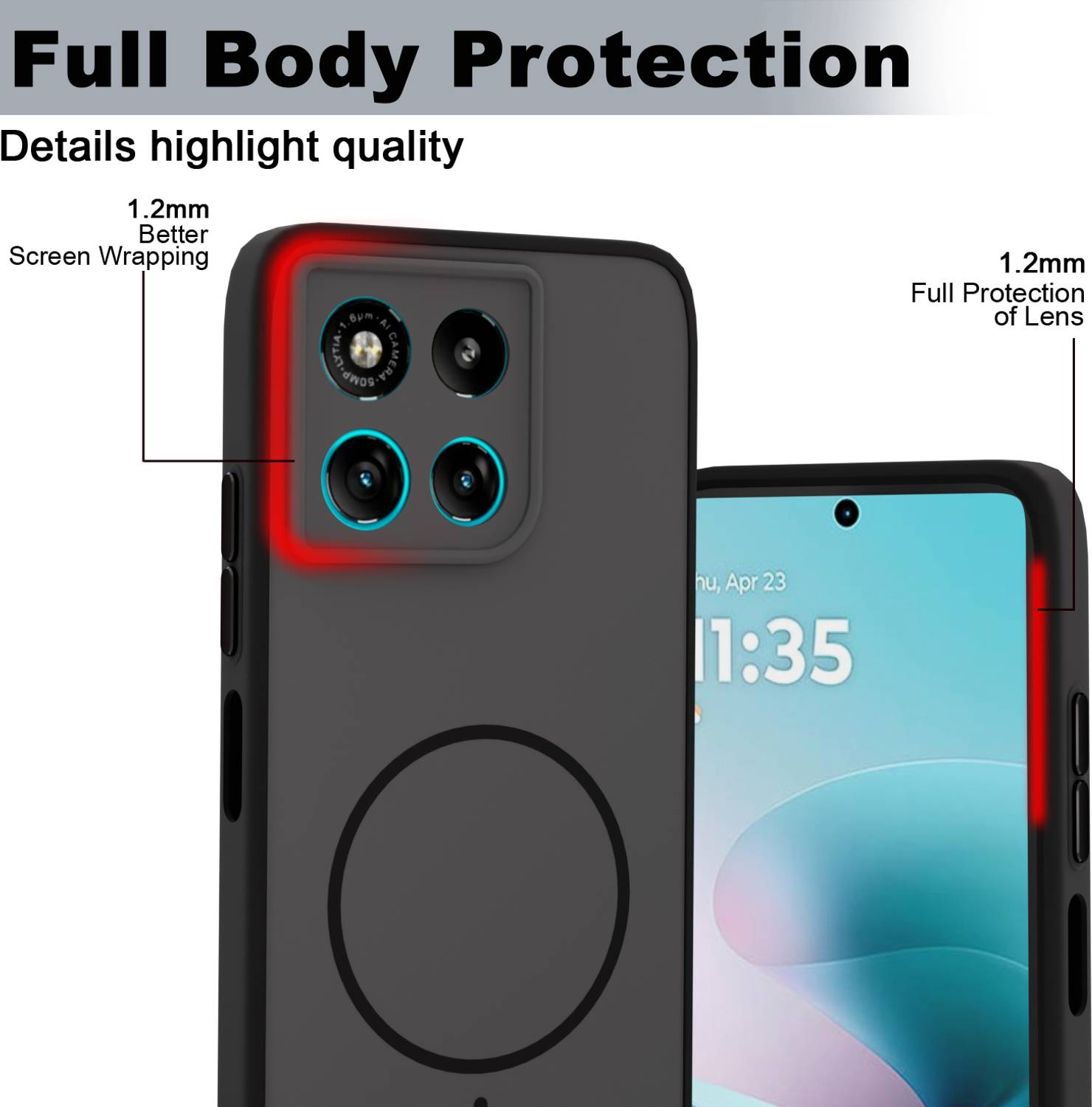 KartV Back Cover for Motorola G57 Power 5G - Image 2