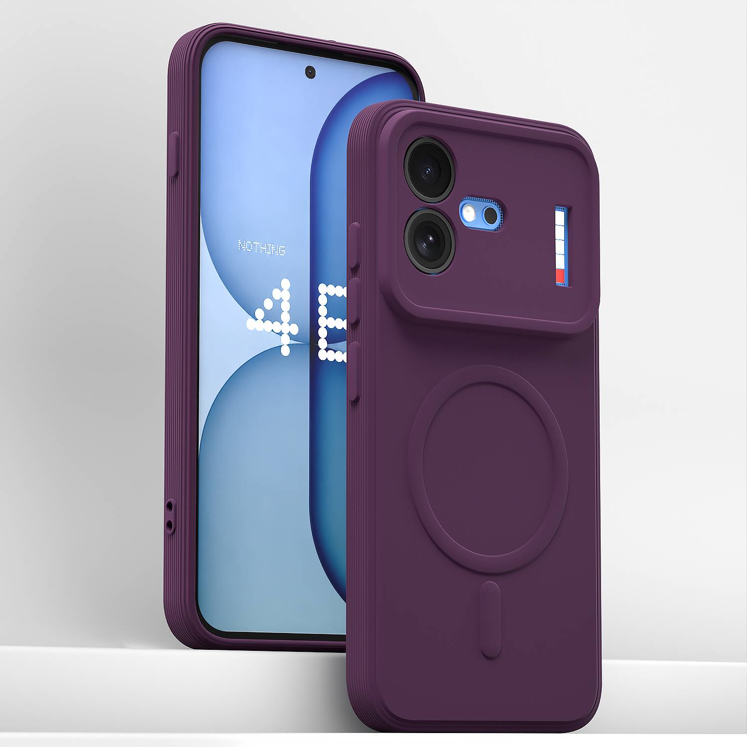 Pikkme Back Cover for Nothing Phone 4b 5G Purple - Image 2