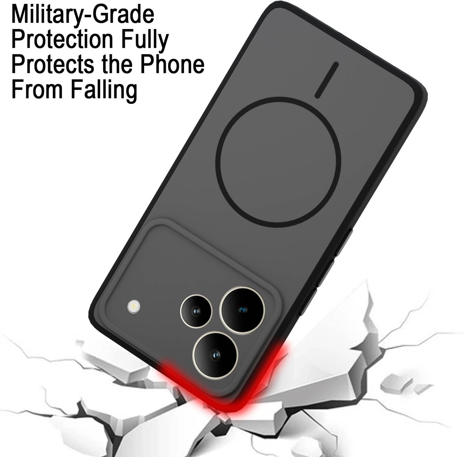 KartV Back Cover for Realme P4 5G Black - Image 3