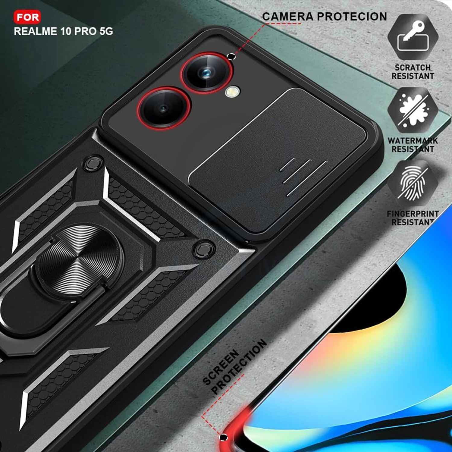 Image of Cover Alive Back Cover for Realme 10 Pro 5G