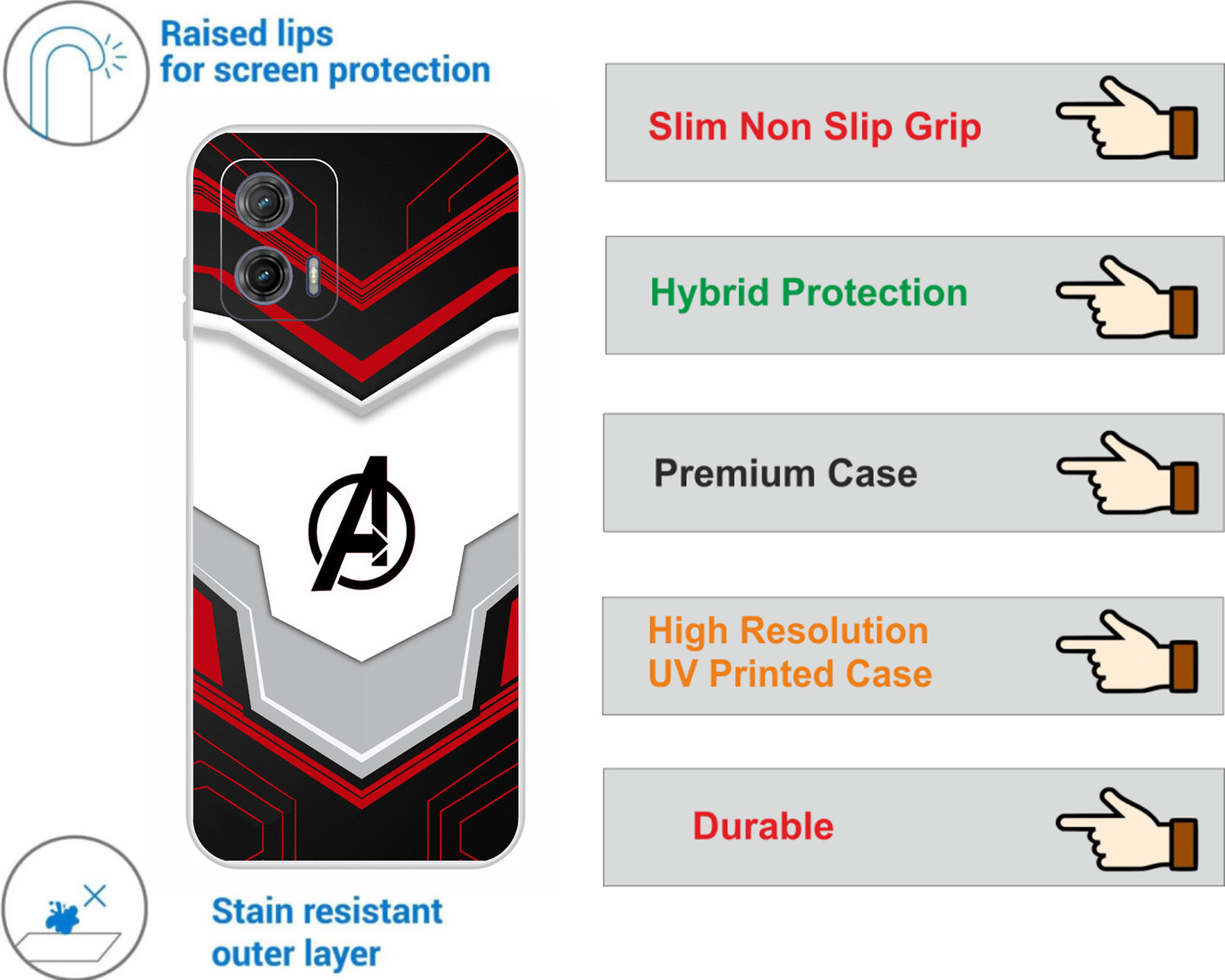 Image of Dreamcase Back Cover for Motorola Moto G73 5G, Moto G73 5G