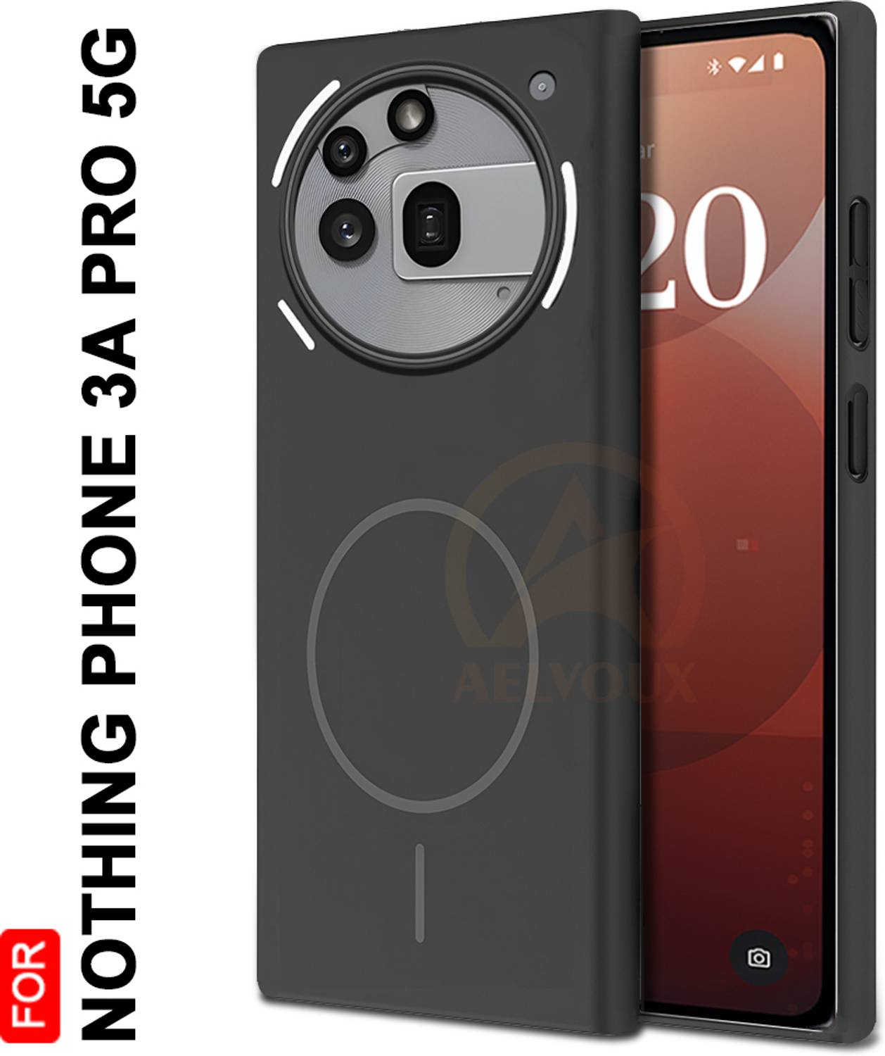 AelVouX Back Cover for Nothing Phone (3a) Pro 5G