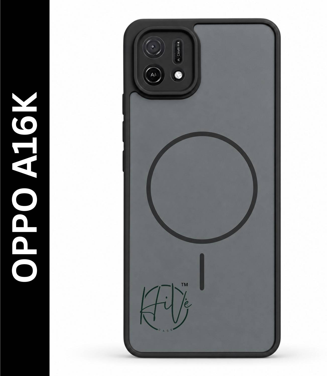 Hive Back Cover for Oppo A16K 4G Black - Image 1