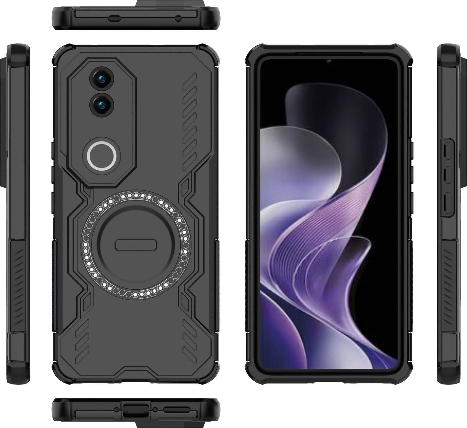 KWINE Case for Vivo V50e 5G Black - Image 4