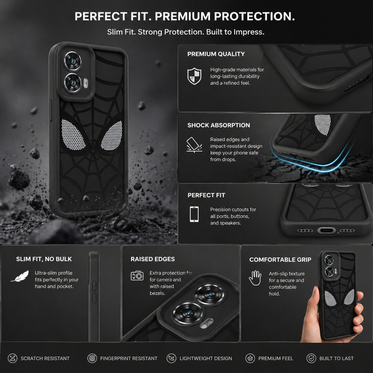 Image of NIBON Back Cover for MOTOROLA G96 5G, MOTOROLA G96