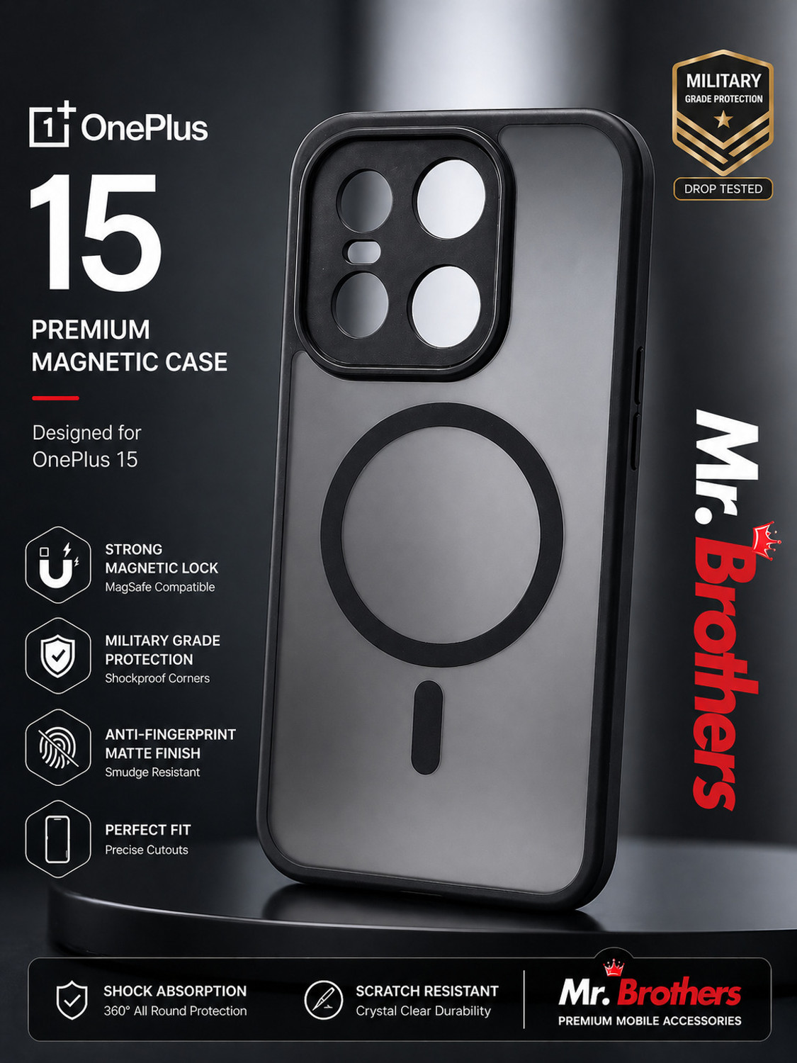 Image of MR BROTHERS Back Cover for Mr Oneplus15